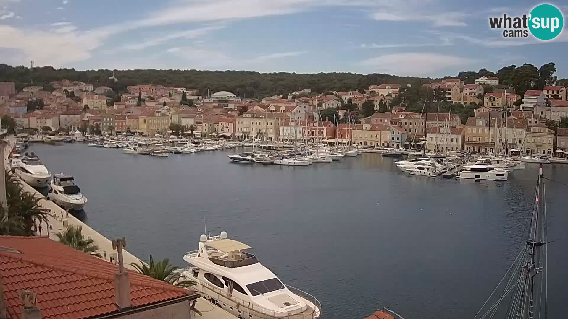 Spletna kamera Mali Lošinj Riva Lošinjskih kapitanov