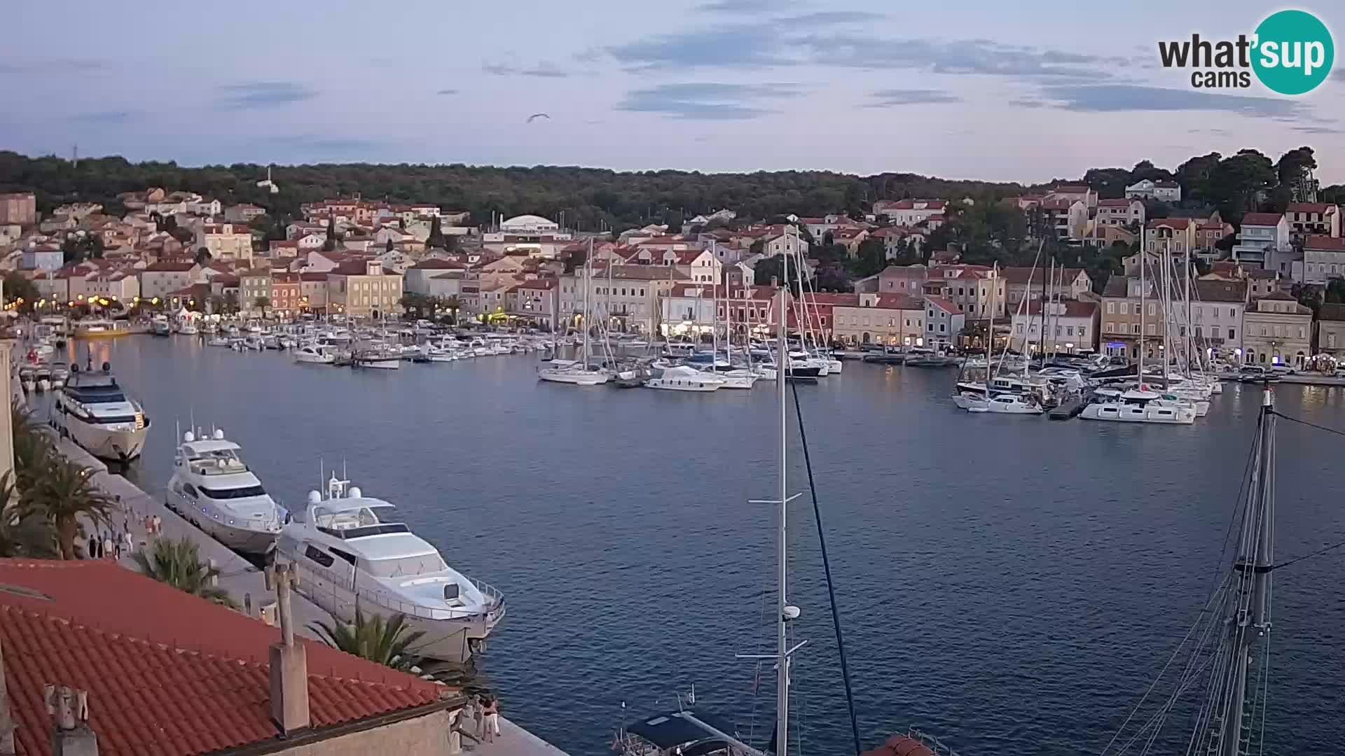 Webcam live – Lussinpiccolo – Riva dei capitani di Lussinpiccolo