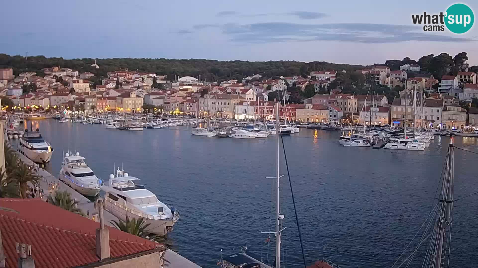 Webcam live – Lussinpiccolo – Riva dei capitani di Lussinpiccolo