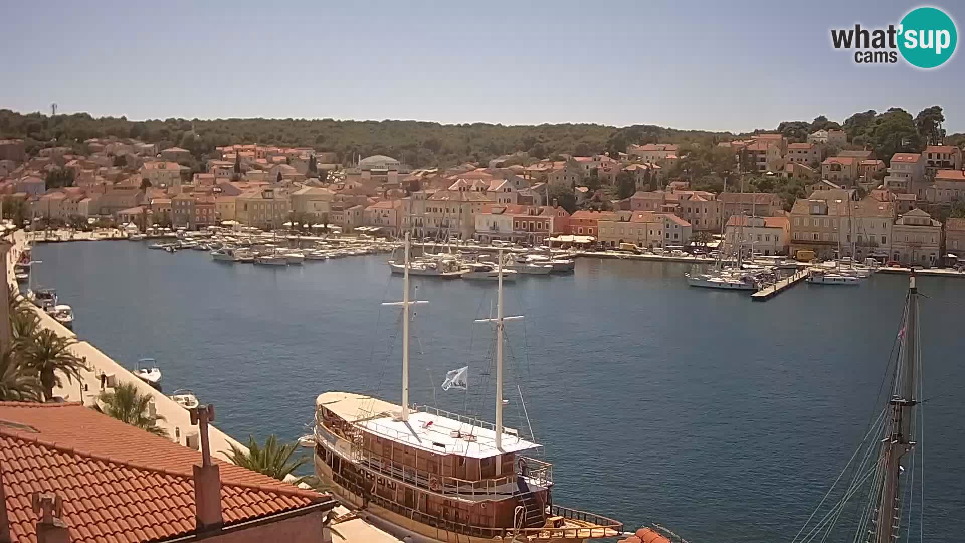 Spletna kamera Mali Lošinj Riva Lošinjskih kapitanov