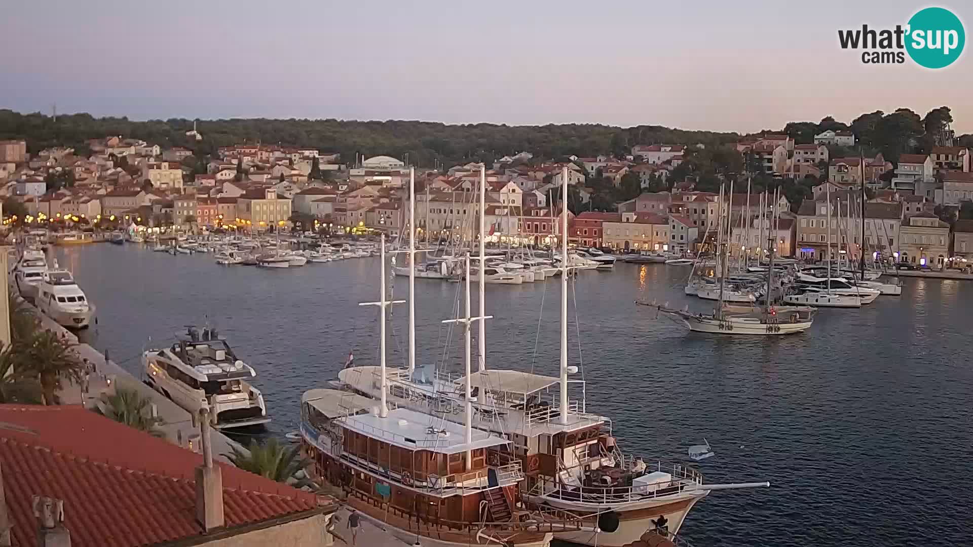 Webcam live – Lussinpiccolo – Riva dei capitani di Lussinpiccolo