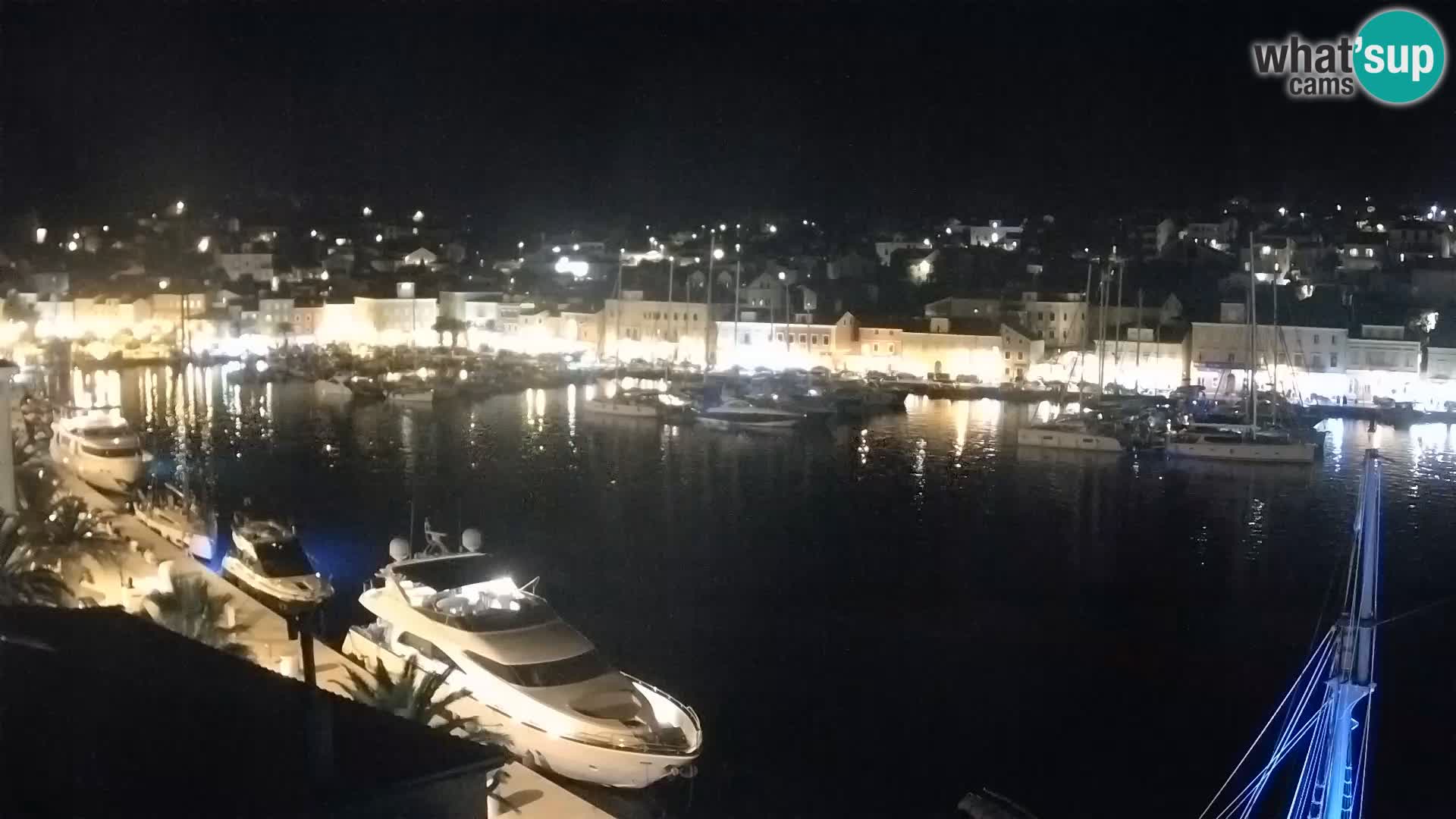 Spletna kamera Mali Lošinj Riva Lošinjskih kapitanov