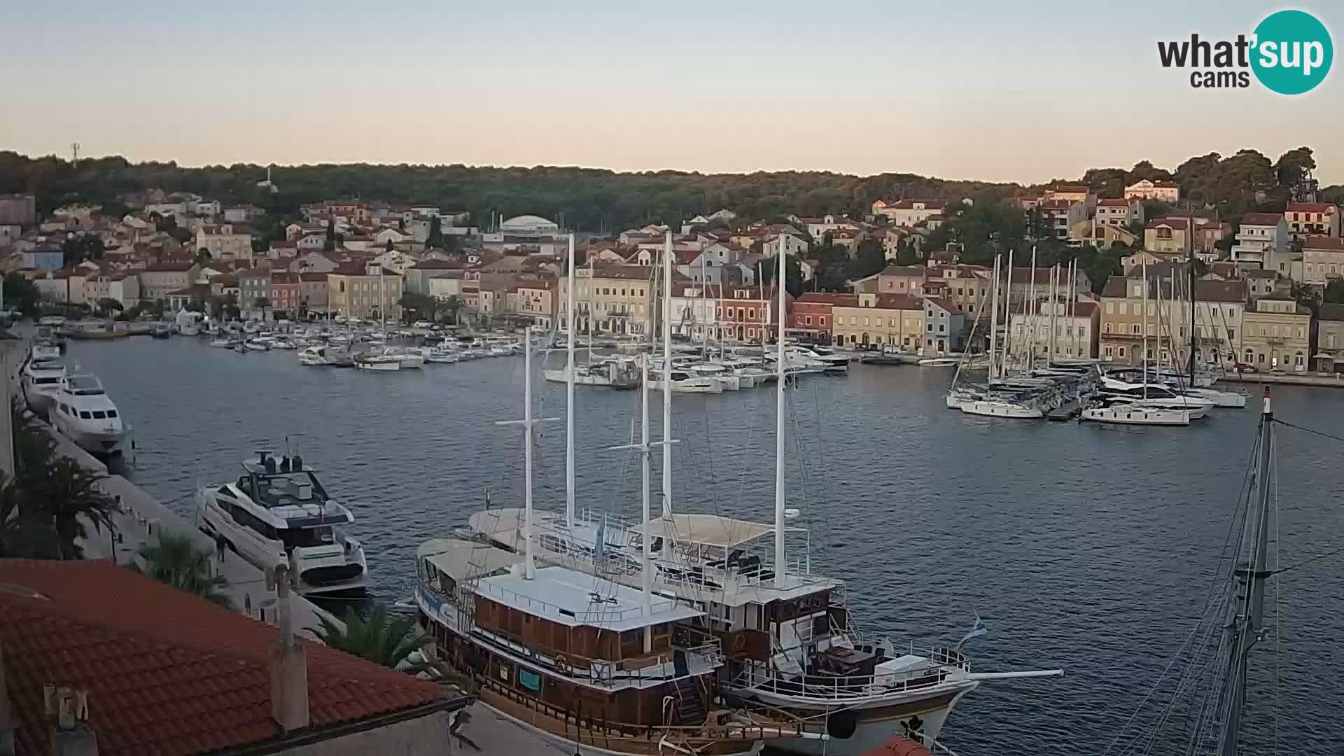 Webcam live – Lussinpiccolo – Riva dei capitani di Lussinpiccolo