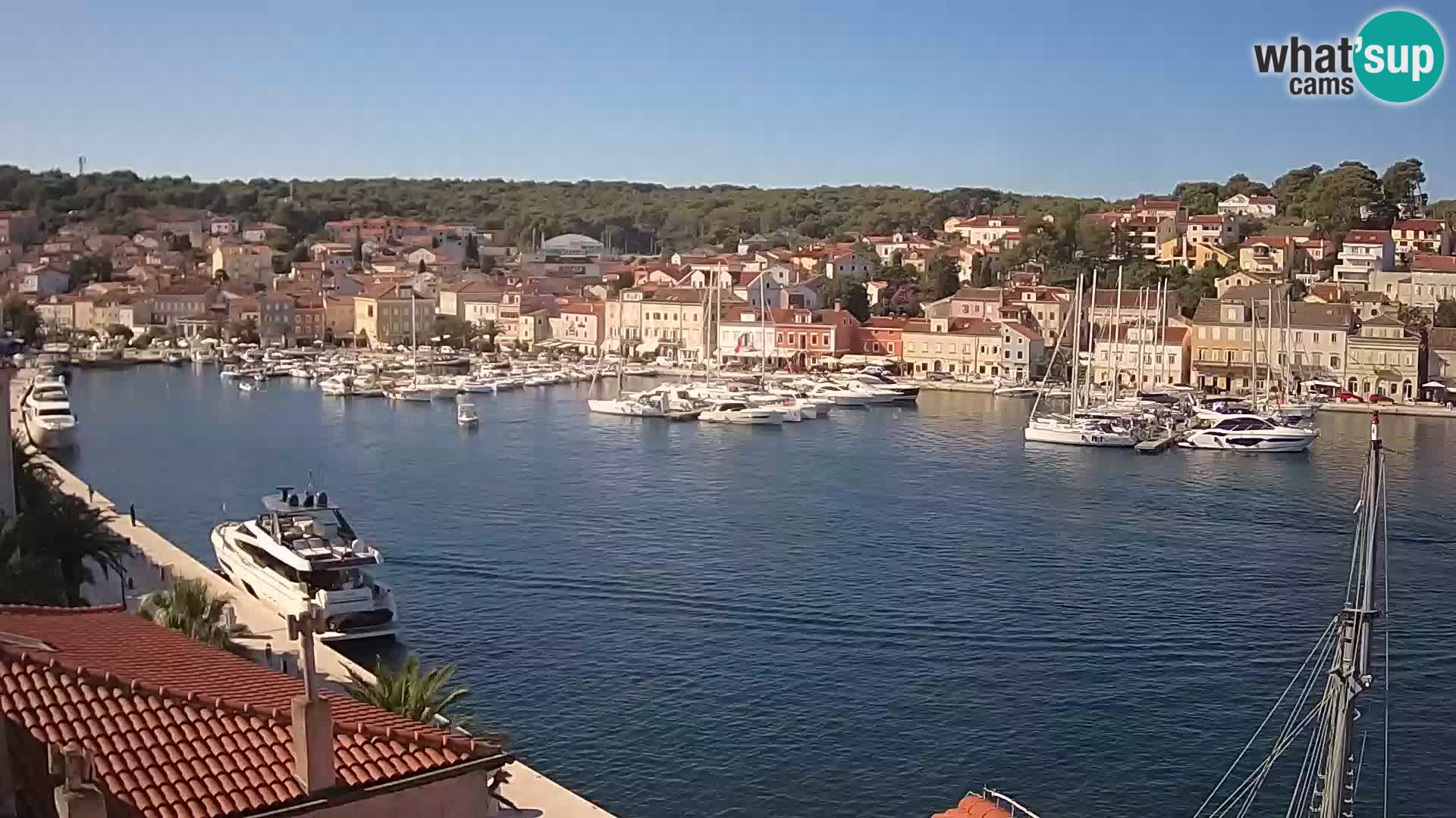 Webkamera Mali Lošinj Riva Lošinjskih kapetana