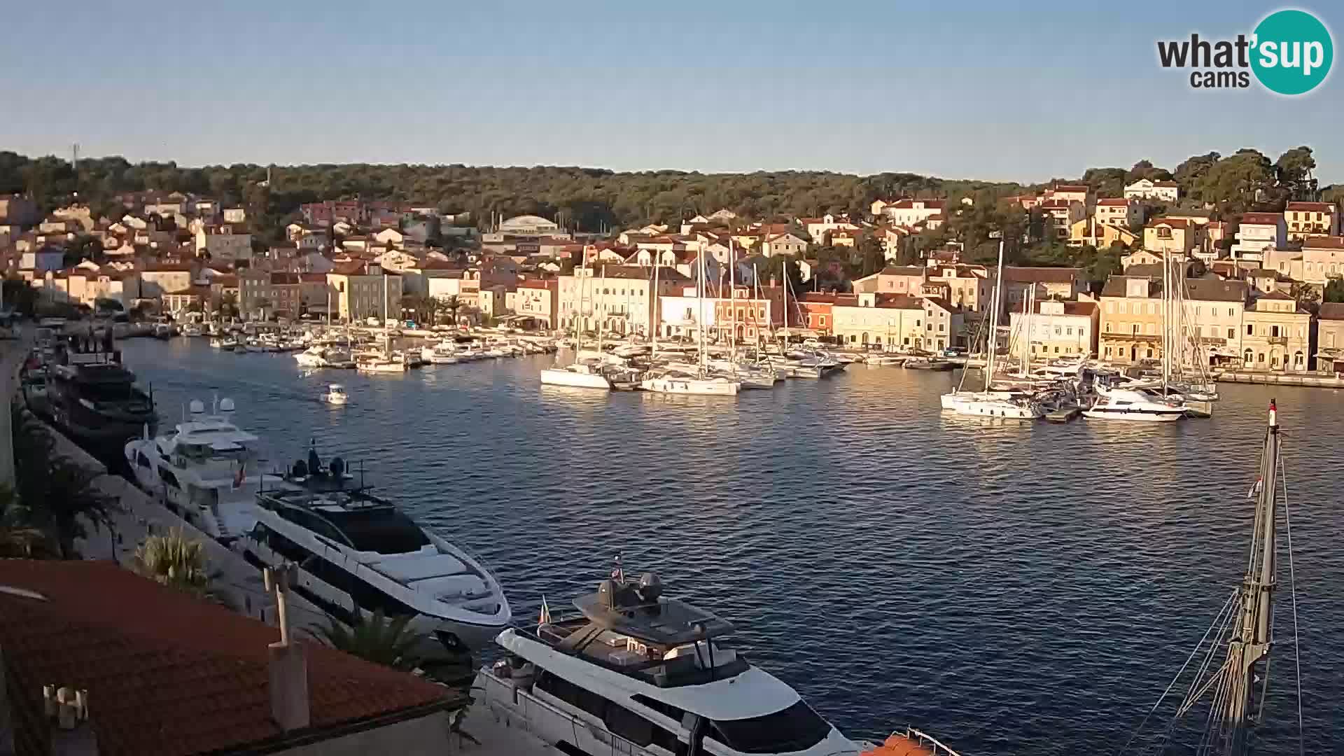 Webcam live – Lussinpiccolo – Riva dei capitani di Lussinpiccolo