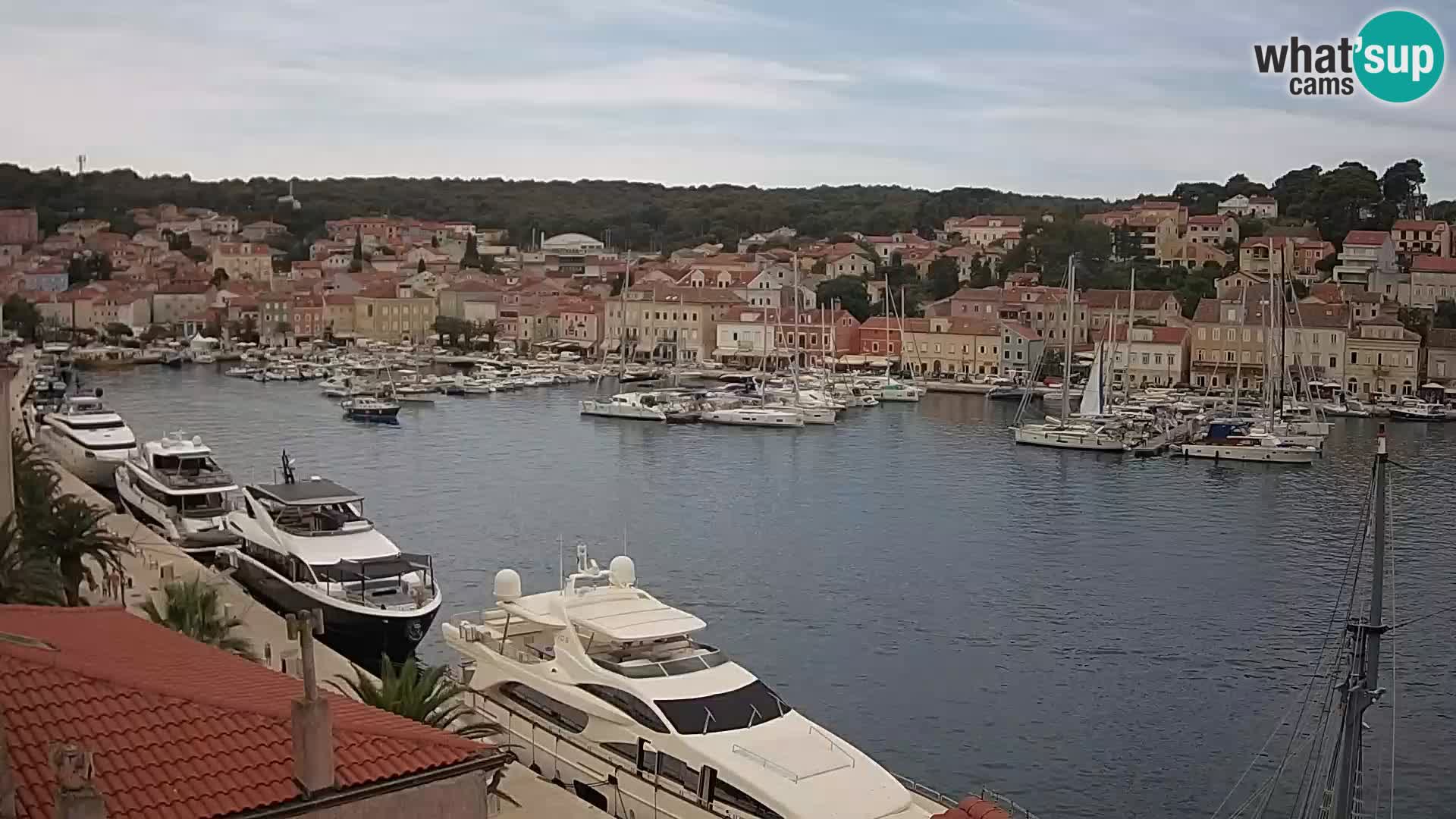 Spletna kamera Mali Lošinj Riva Lošinjskih kapitanov