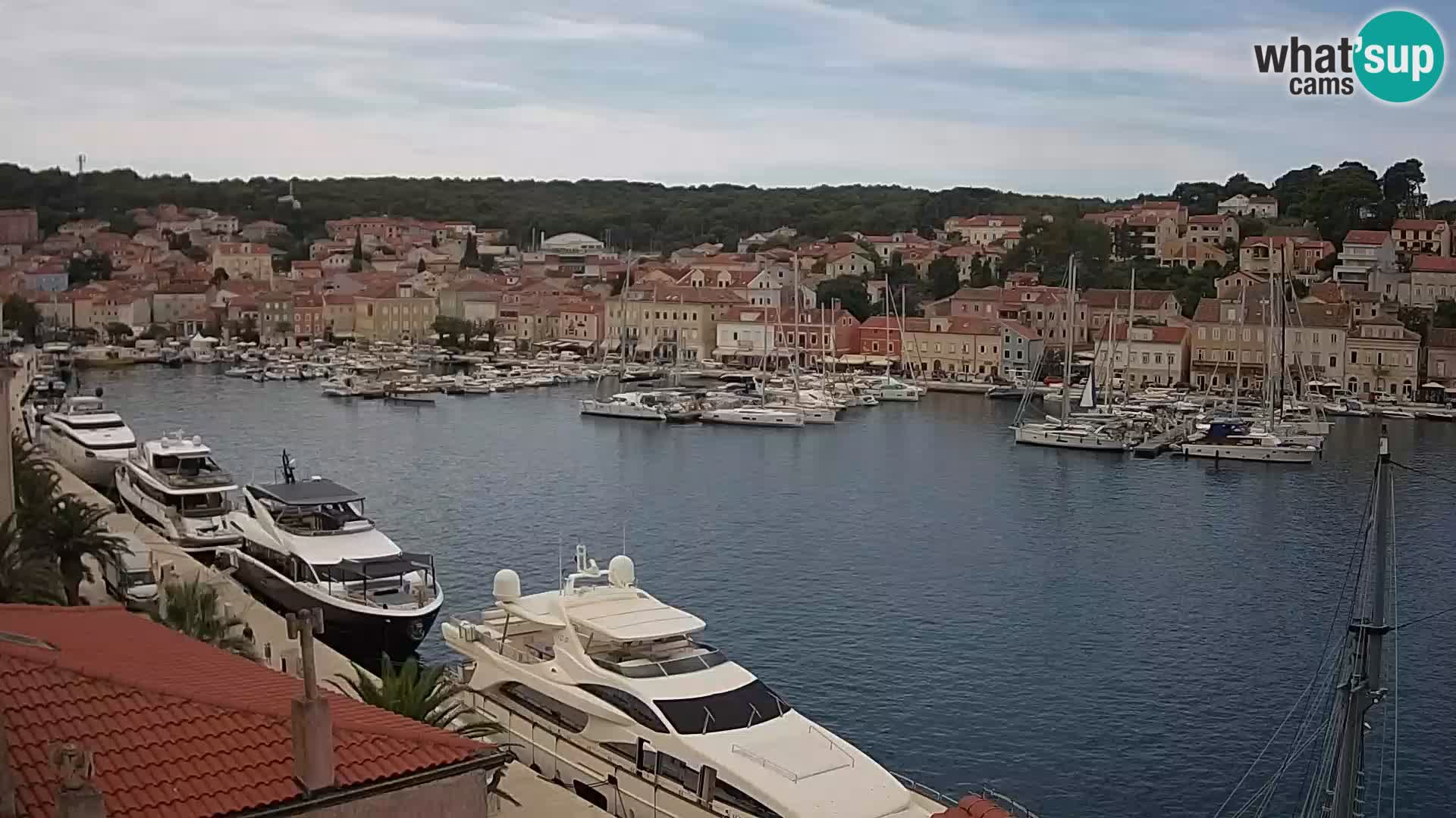 Spletna kamera Mali Lošinj Riva Lošinjskih kapitanov