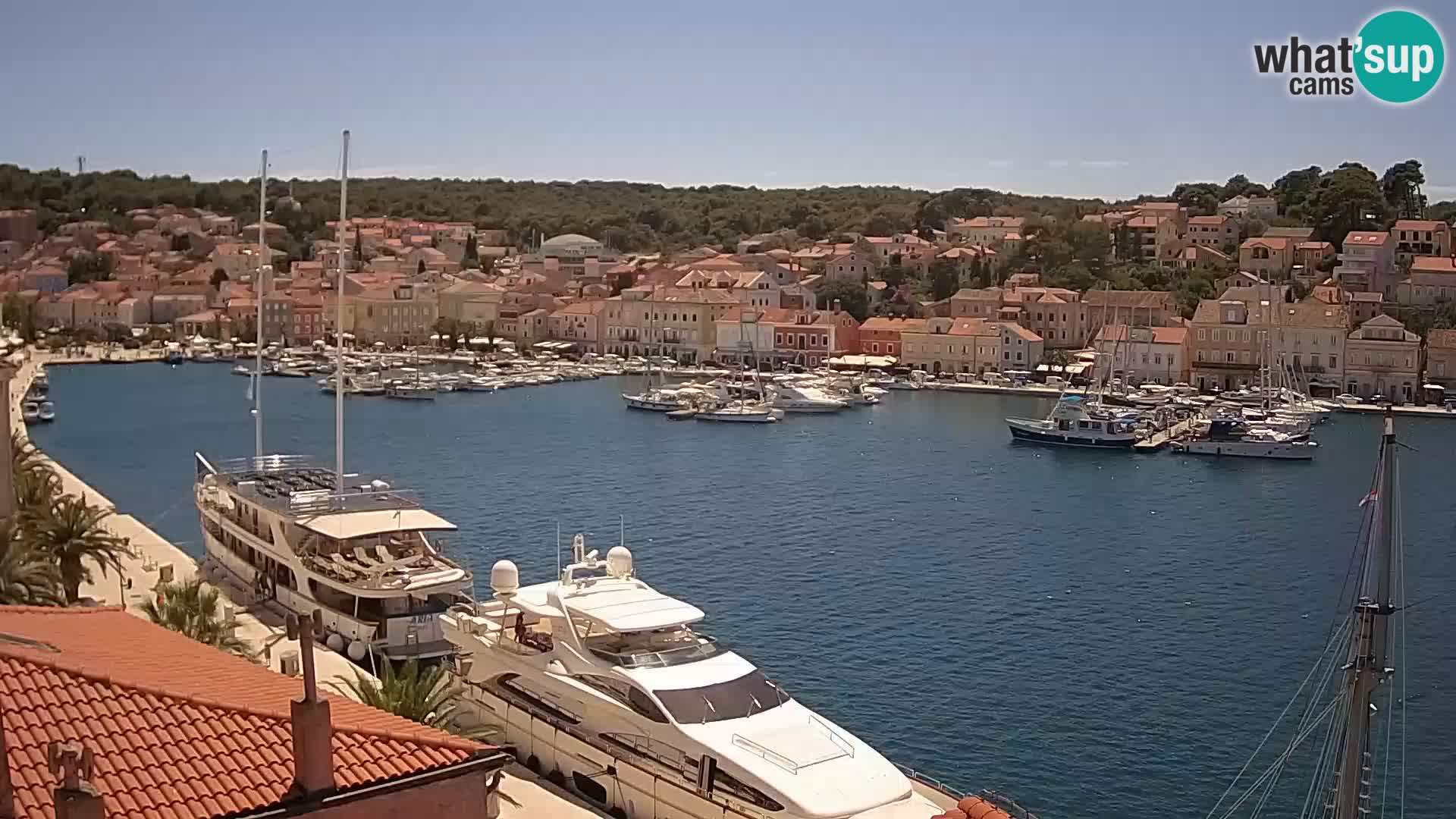 Webcam live – Lussinpiccolo – Riva dei capitani di Lussinpiccolo