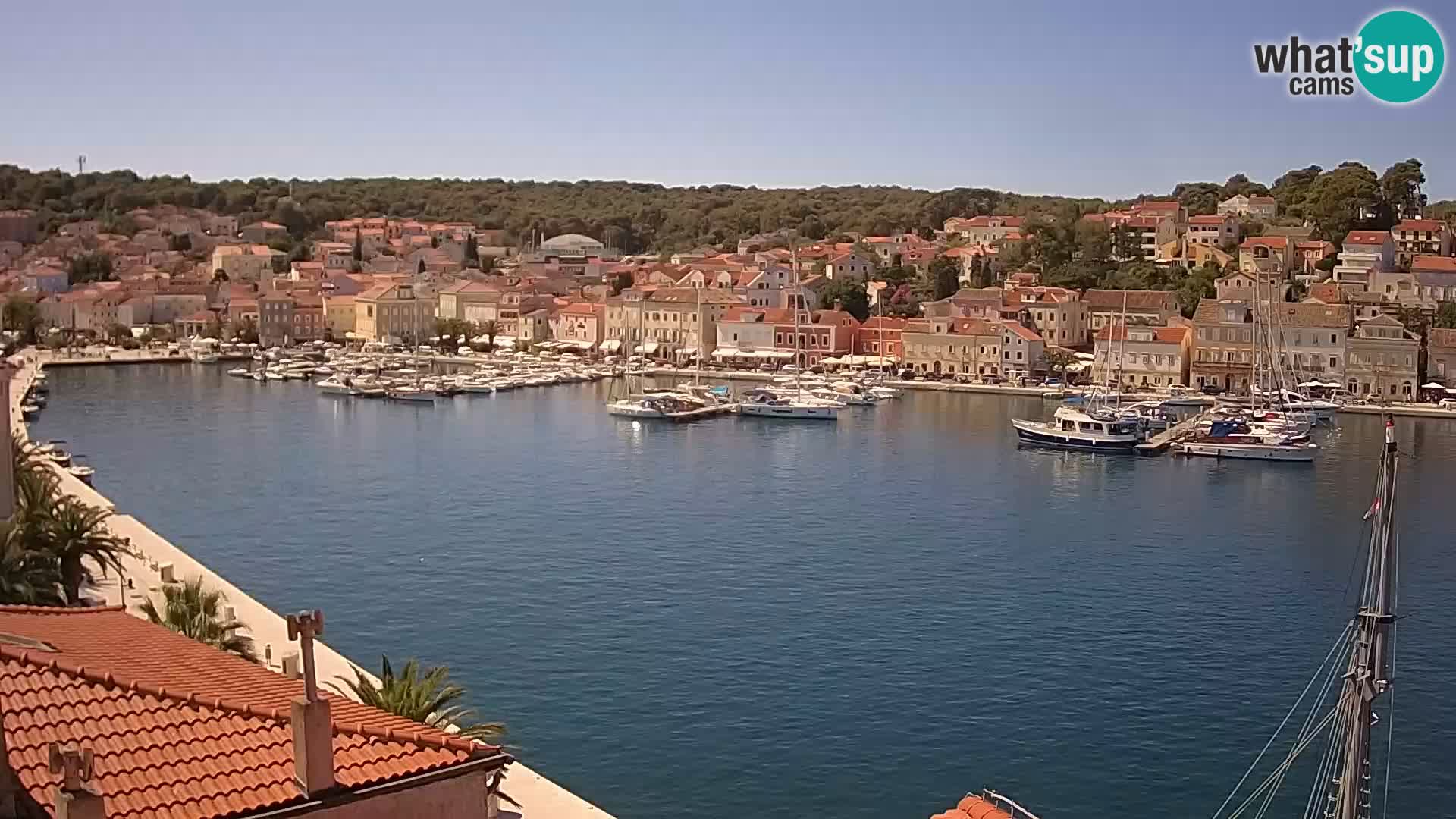Webcam live – Lussinpiccolo – Riva dei capitani di Lussinpiccolo
