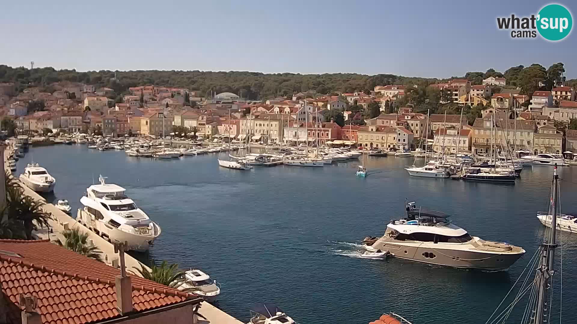 Spletna kamera Mali Lošinj Riva Lošinjskih kapitanov