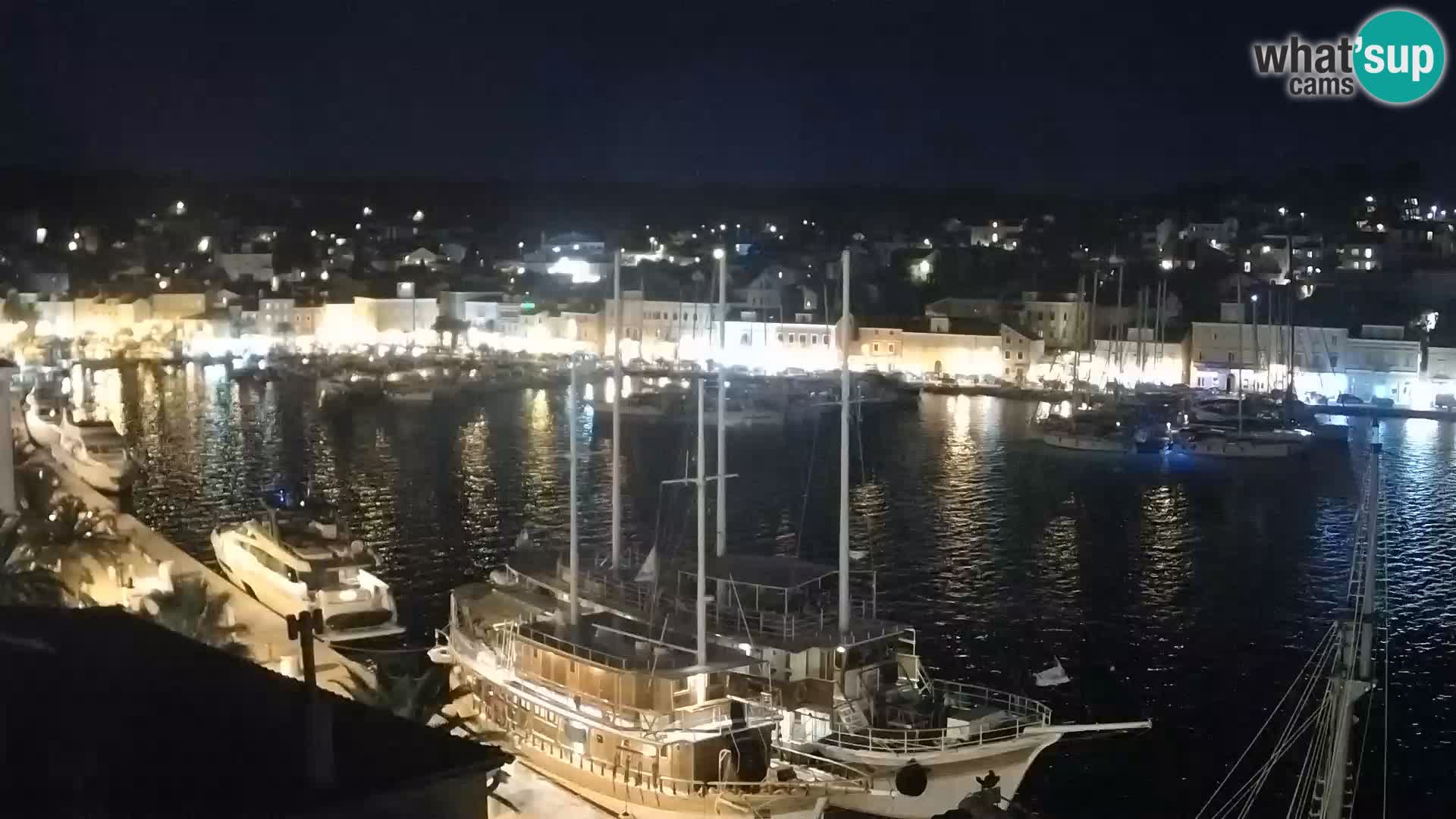 Webcam live – Lussinpiccolo – Riva dei capitani di Lussinpiccolo
