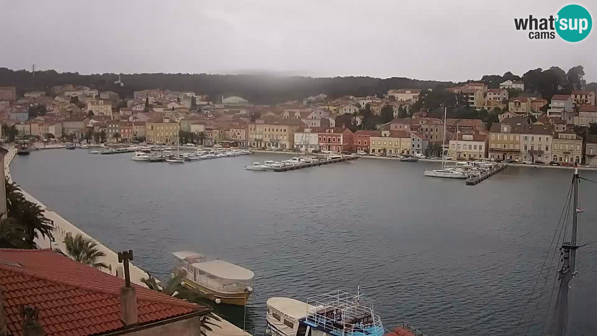 Spletna kamera Mali Lošinj Riva Lošinjskih kapitanov