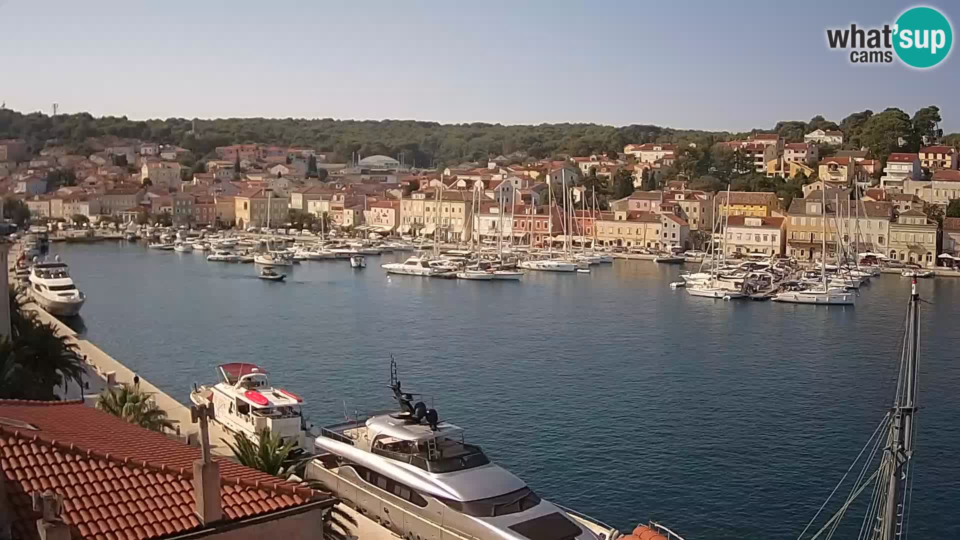 Spletna kamera Mali Lošinj Riva Lošinjskih kapitanov