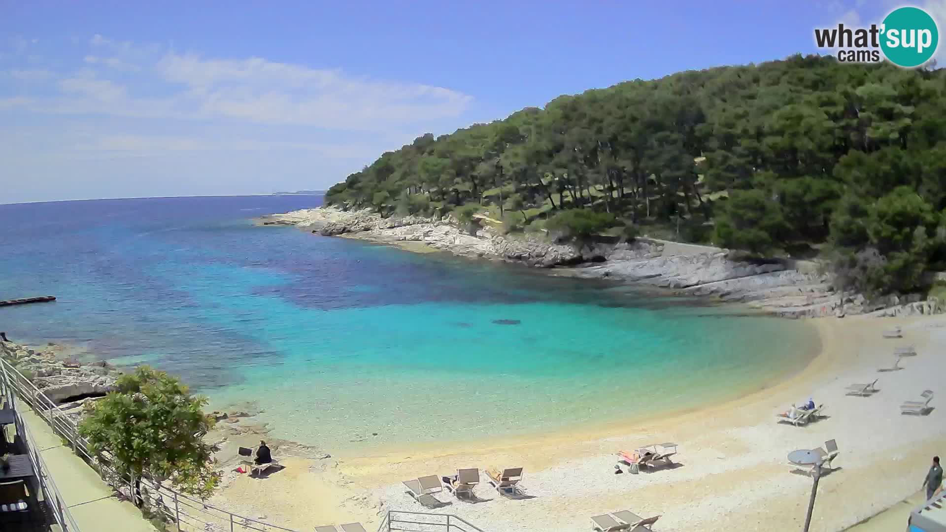Webcam Mali Lošinj – Sunčana uvala Strand – Veli Žal