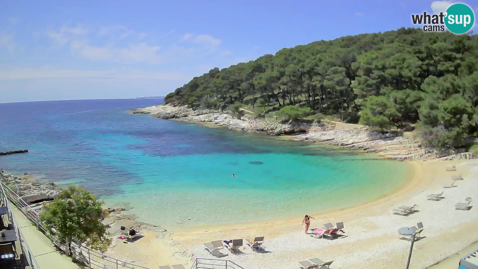 Webcam Mali Lošinj – Sunčana uvala Strand – Veli Žal