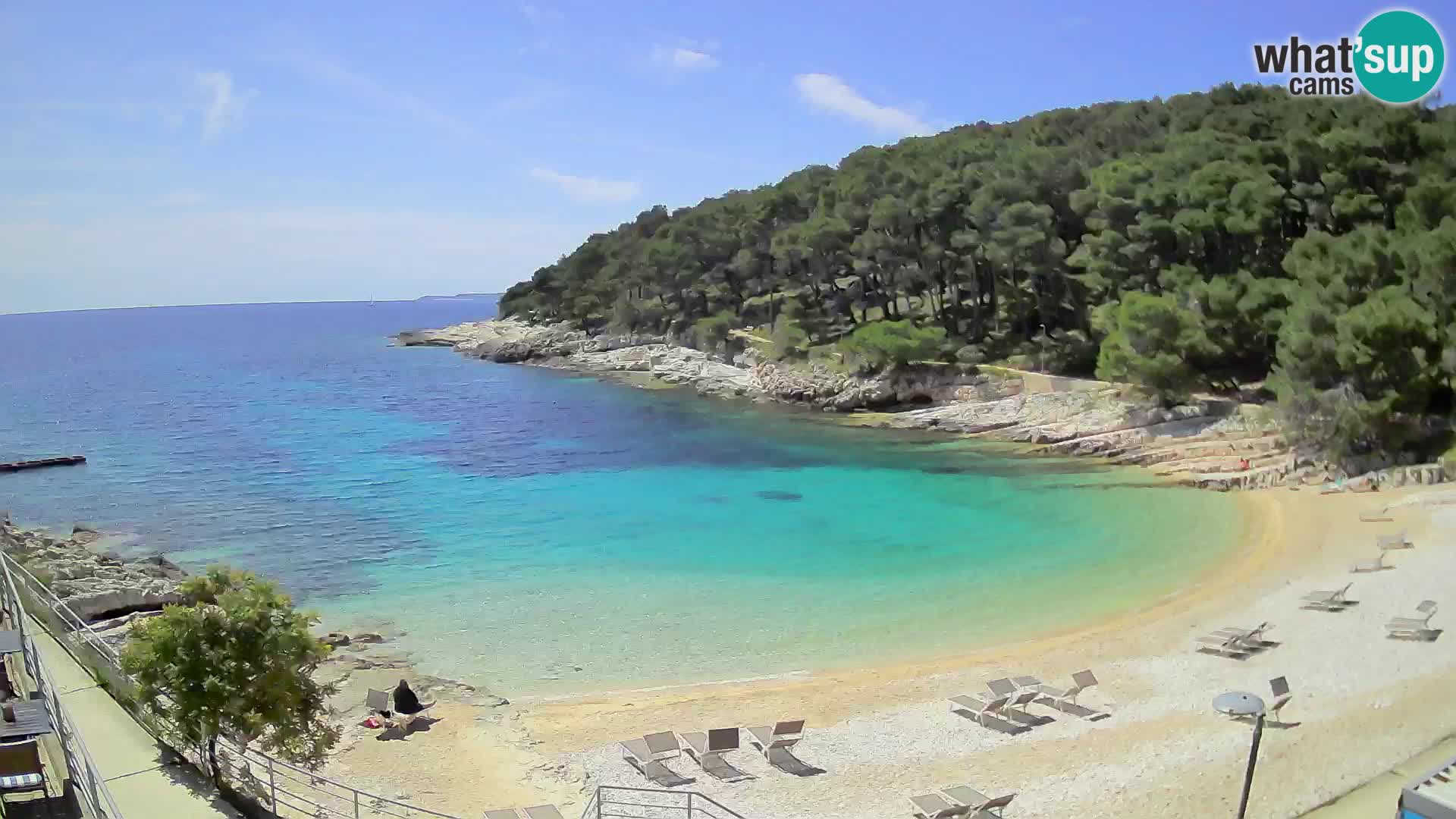 Webcam Mali Lošinj – Sunčana uvala beach – Veli Žal
