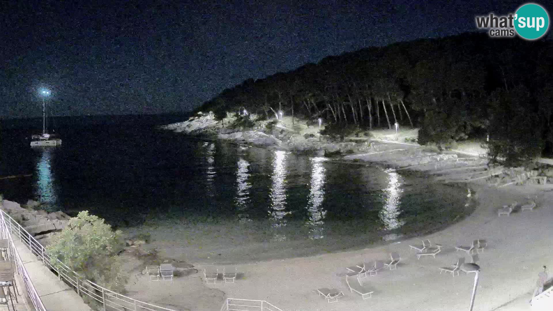 Spletna Kamera Mali Lošinj – plaža Sunčana uvala – Veli Žal