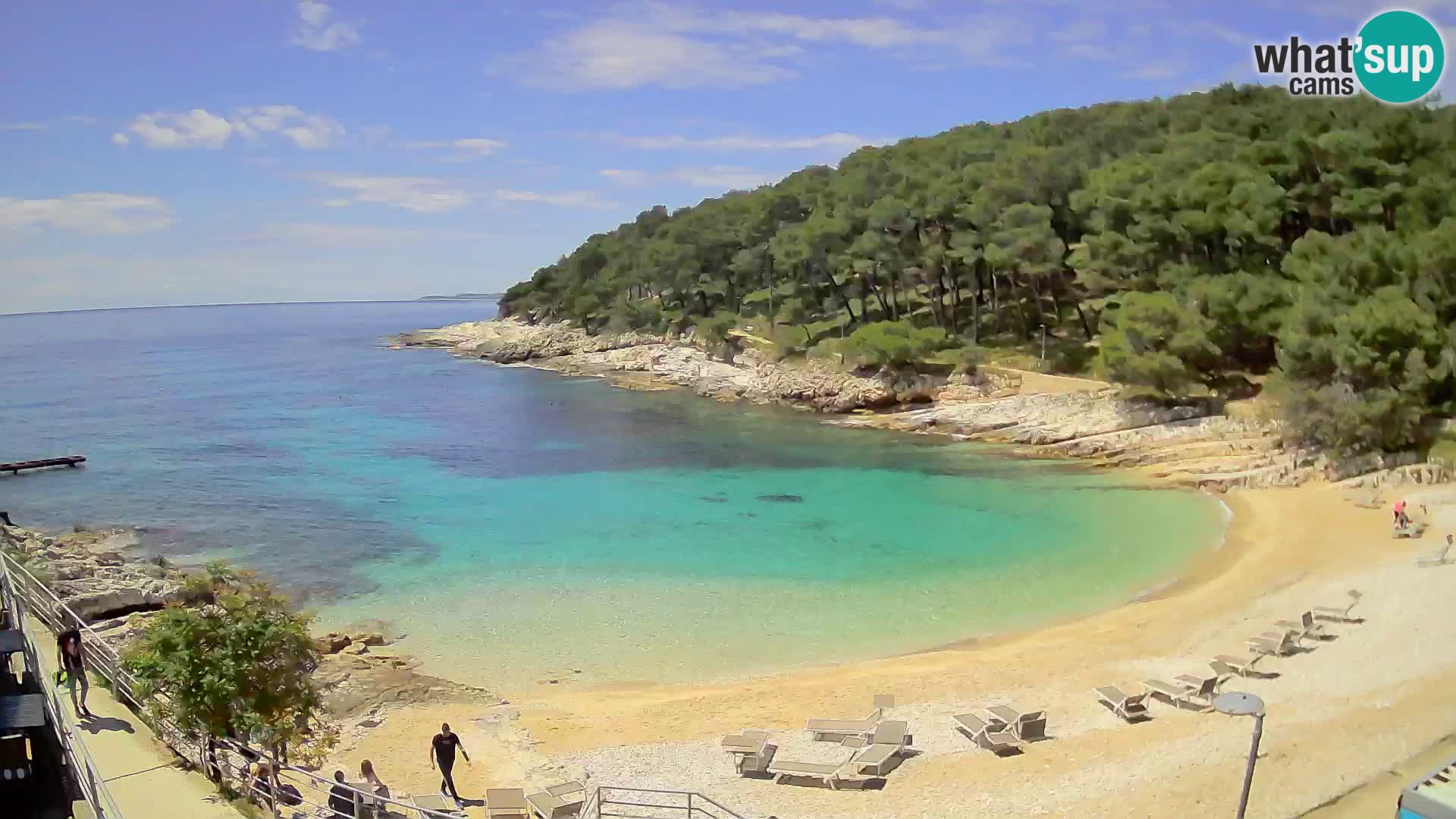 Webcam Mali Lošinj – plage Sunčana uvala – Veli Žal