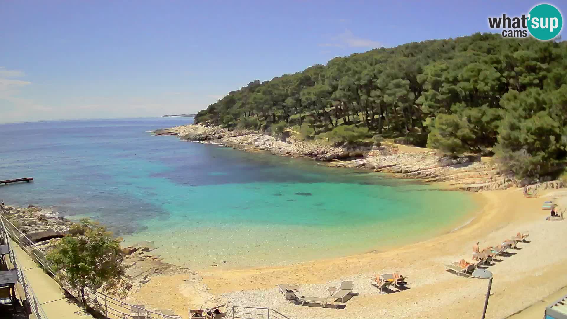 Webcam Mali Lošinj – spiaggia Sunčana uvala – Veli Žal