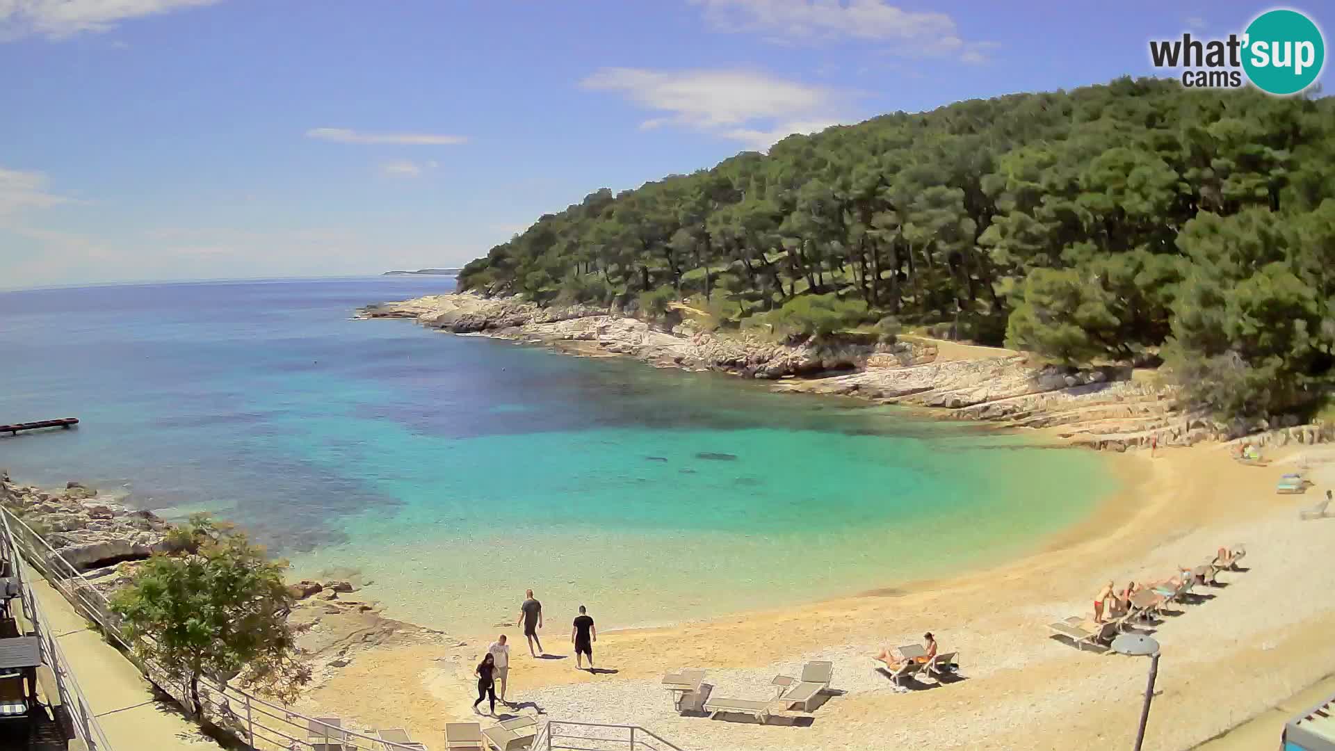 Spletna Kamera Mali Lošinj – plaža Sunčana uvala – Veli Žal