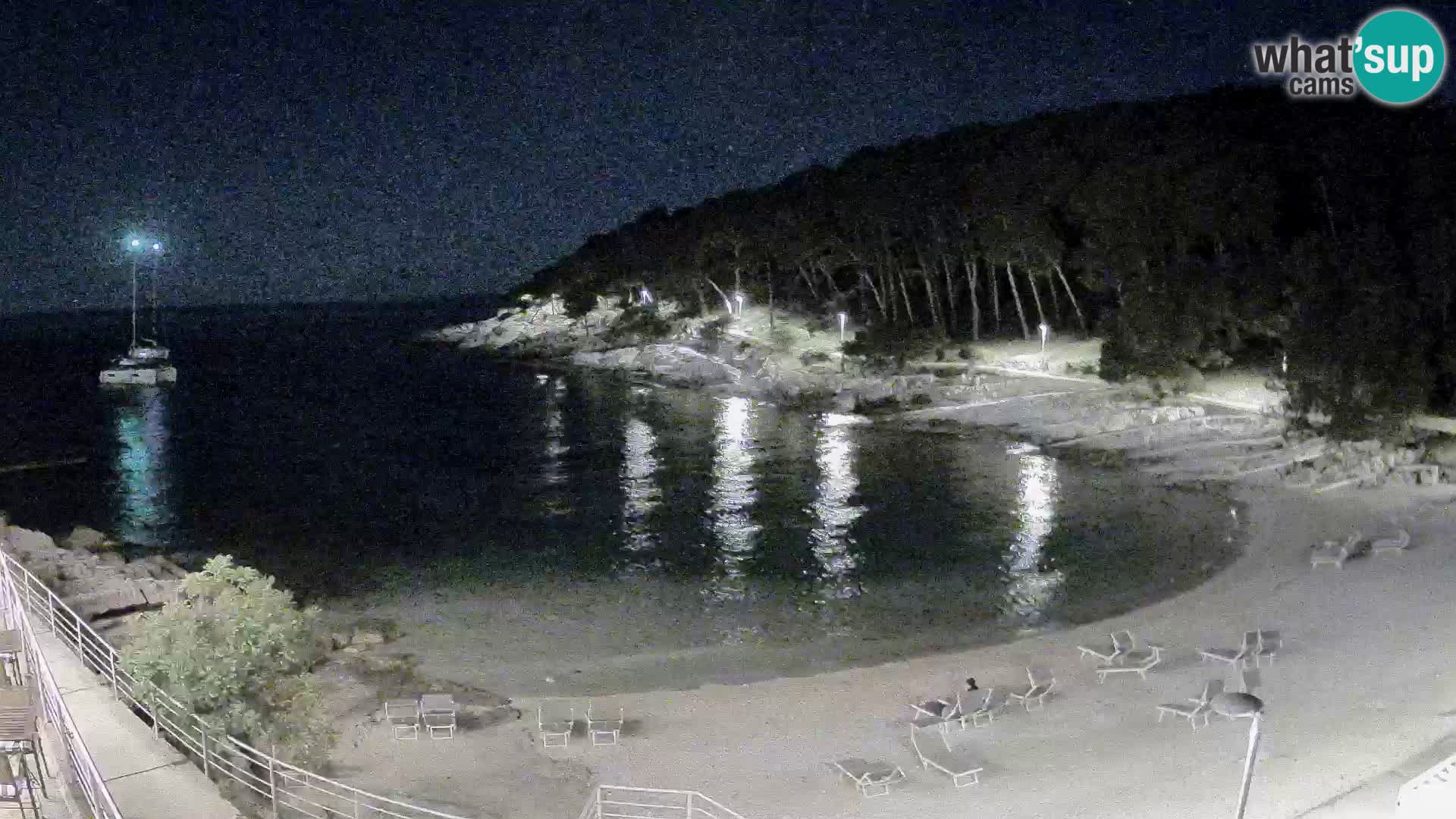 Webcam Mali Lošinj – spiaggia Sunčana uvala – Veli Žal