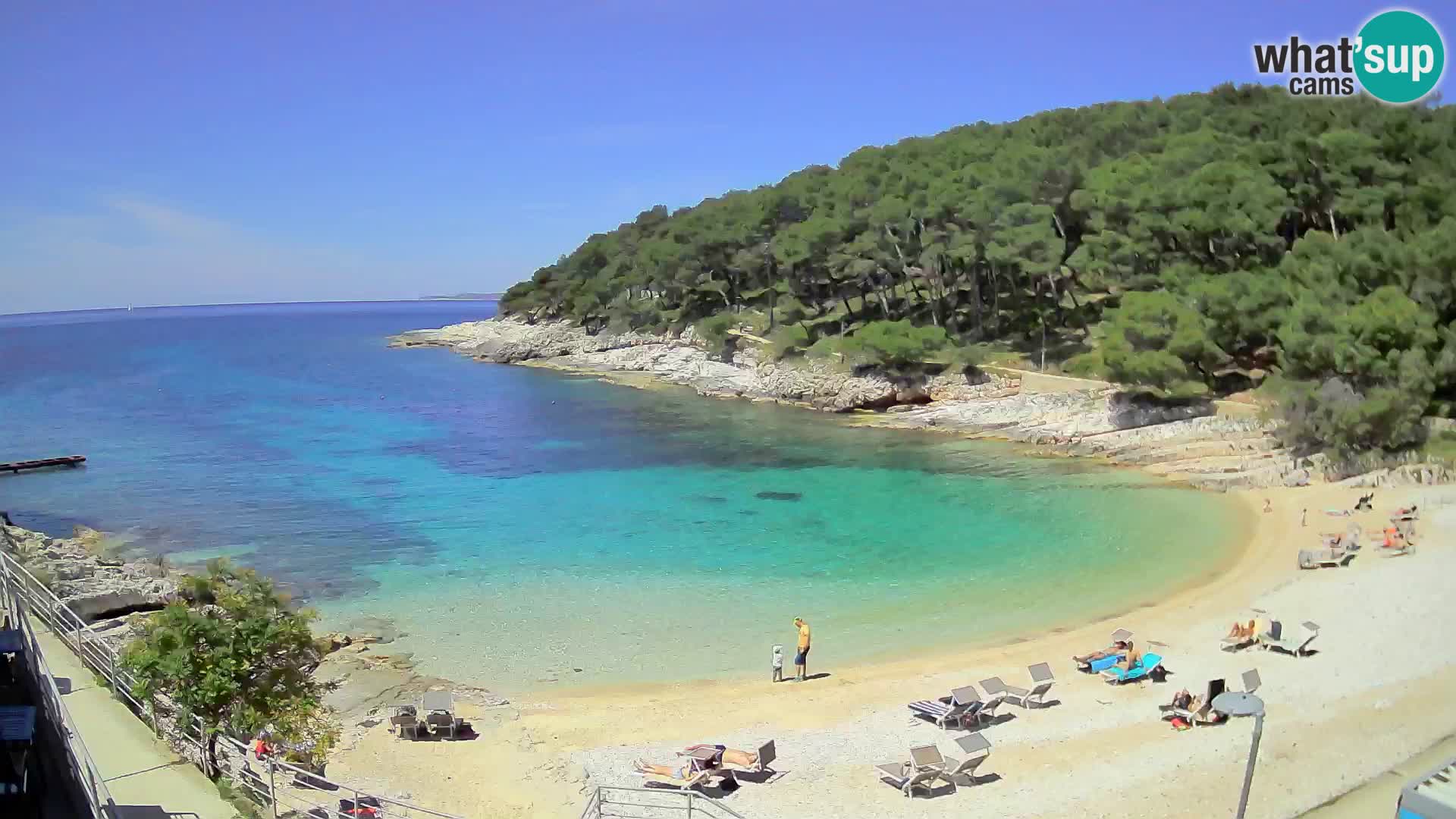 Webcam Mali Lošinj – spiaggia Sunčana uvala – Veli Žal