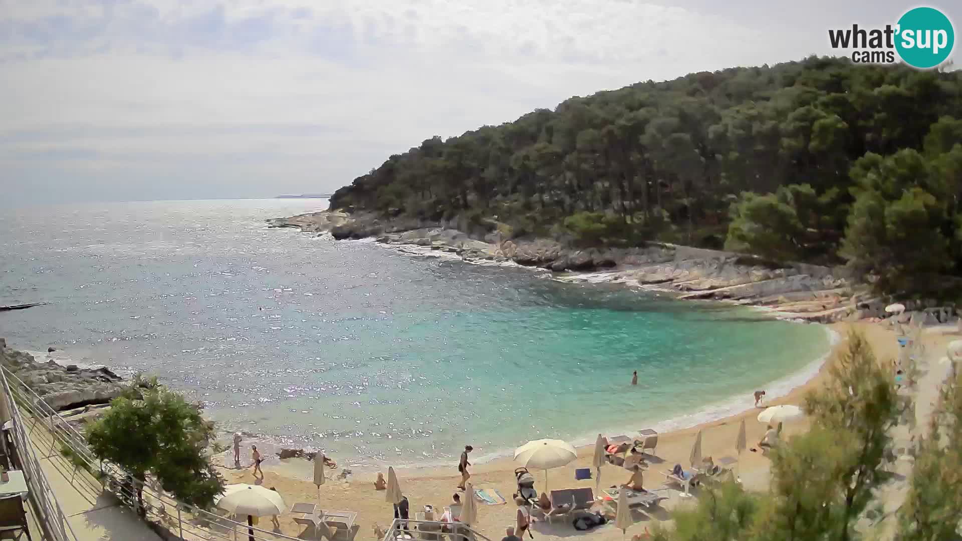 Webcam Mali Lošinj – Sunčana uvala beach – Veli Žal