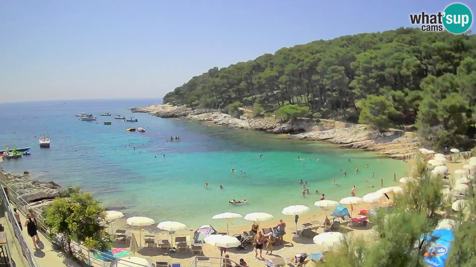 Webcam Mali Lošinj – Sunčana uvala beach – Veli Žal