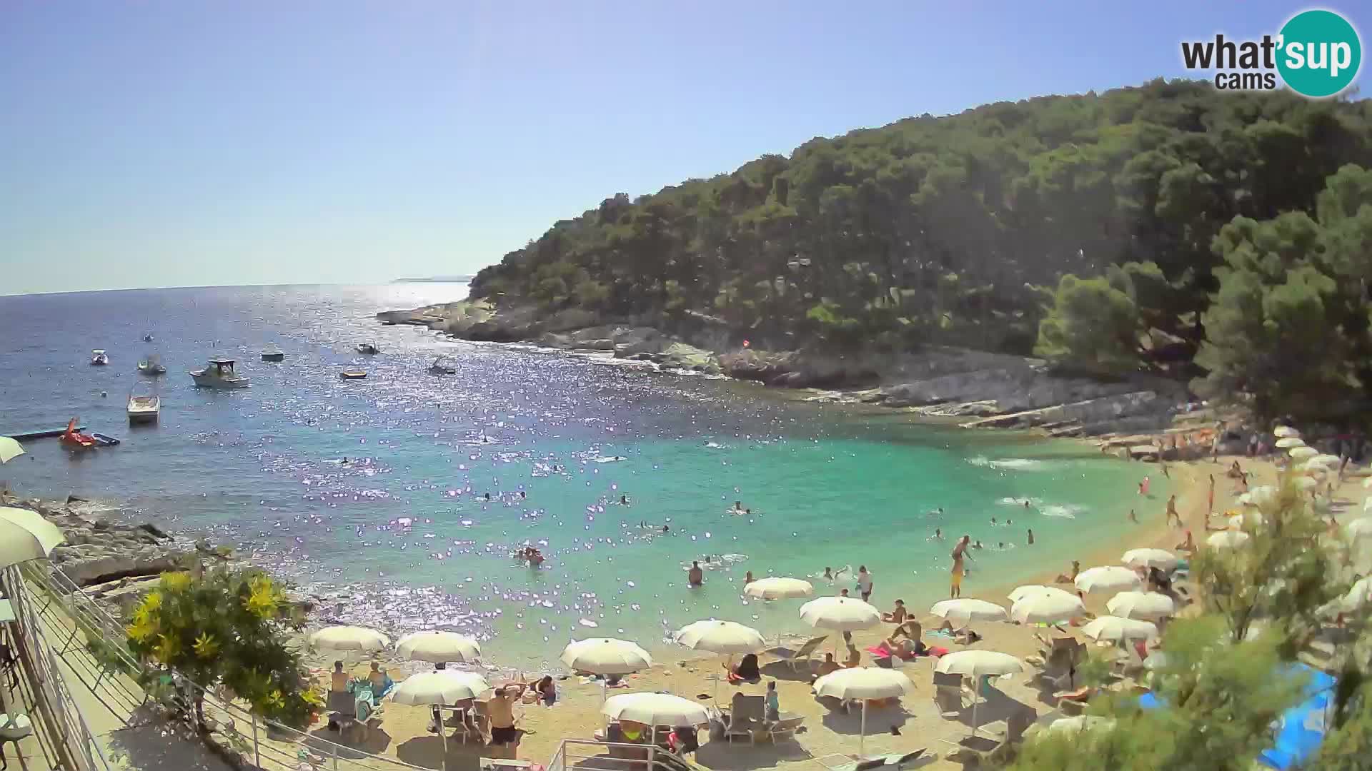 Webcam Mali Lošinj – spiaggia Sunčana uvala – Veli Žal