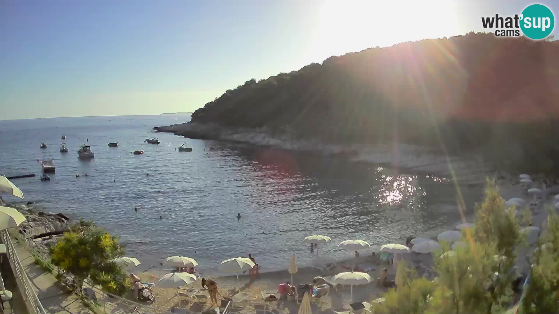 Spletna Kamera Mali Lošinj – plaža Sunčana uvala – Veli Žal