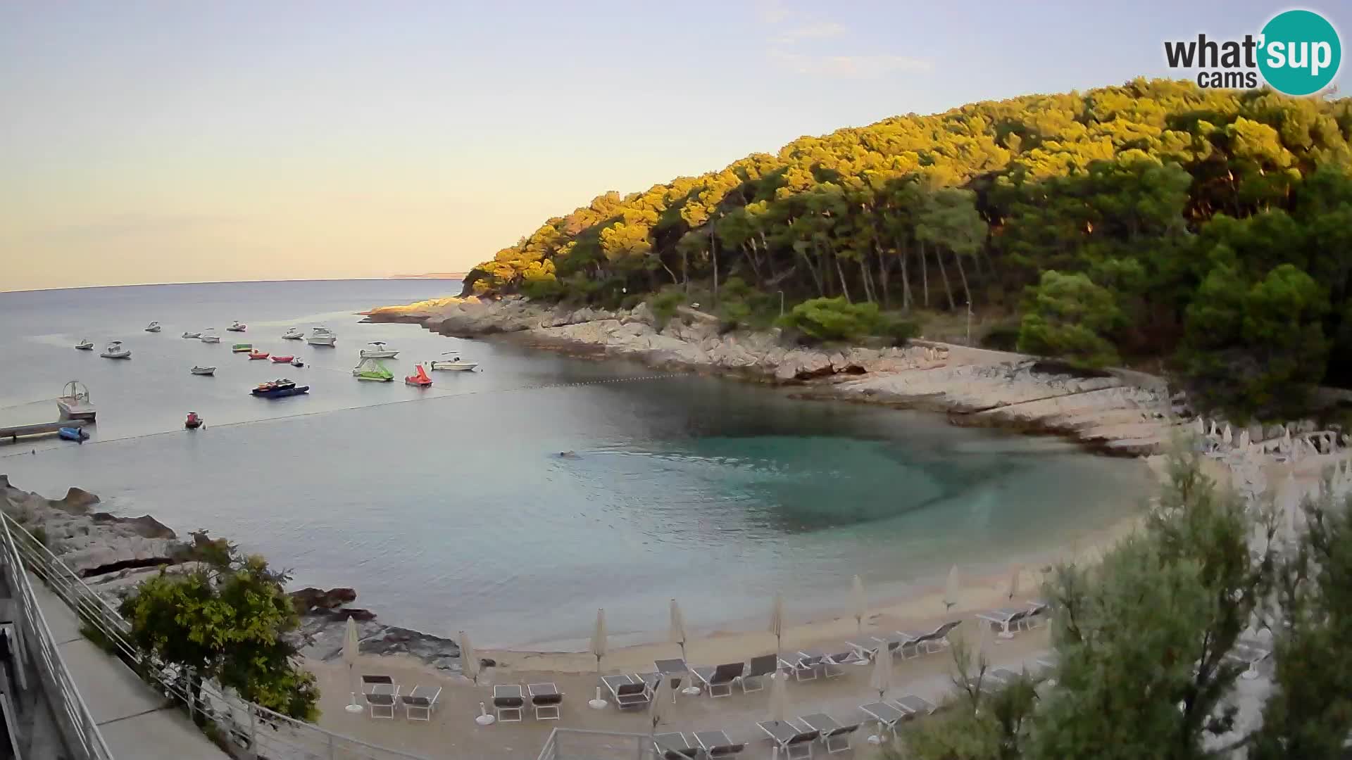 Spletna Kamera Mali Lošinj – plaža Sunčana uvala – Veli Žal