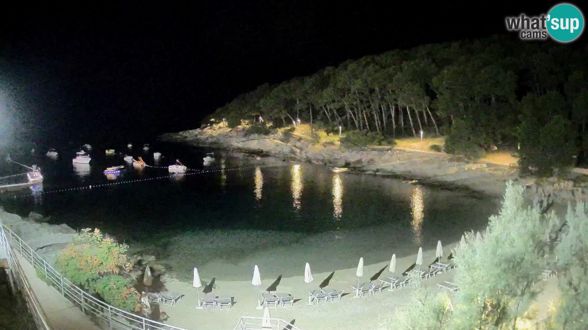 Webcam Mali Lošinj – Sunčana uvala beach – Veli Žal