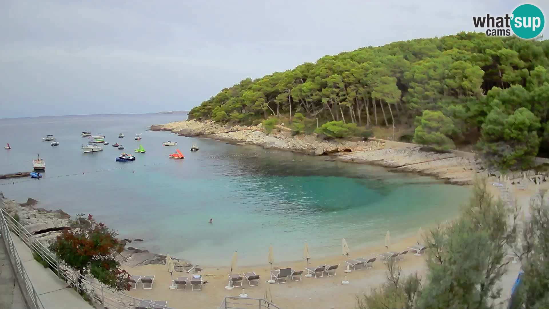 Webcam Mali Lošinj – Sunčana uvala beach – Veli Žal