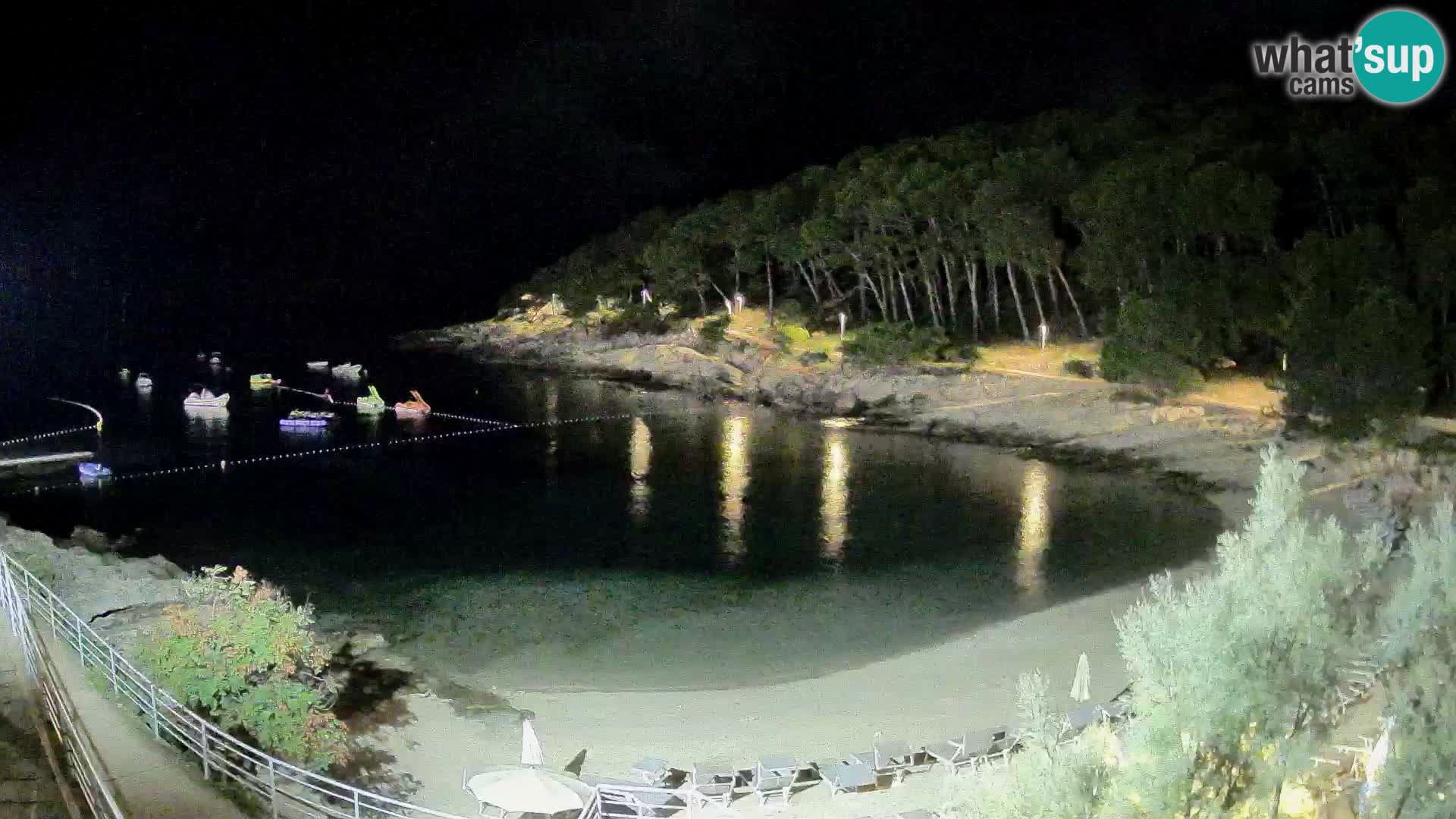 Webcam Mali Lošinj – Sunčana uvala beach – Veli Žal