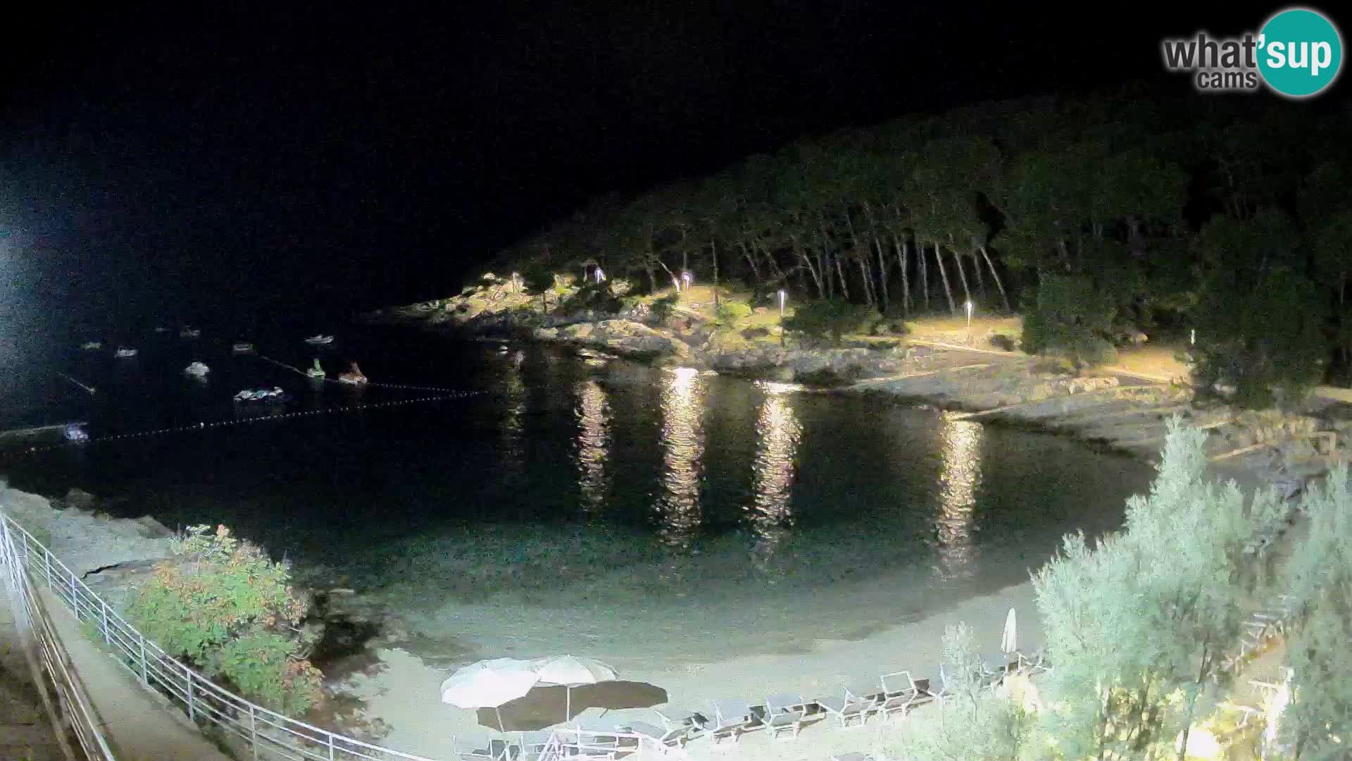 Webcam Mali Lošinj – Sunčana uvala beach – Veli Žal