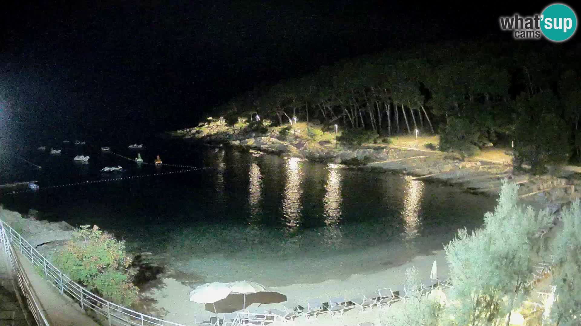 Webcam Mali Lošinj – Sunčana uvala beach – Veli Žal