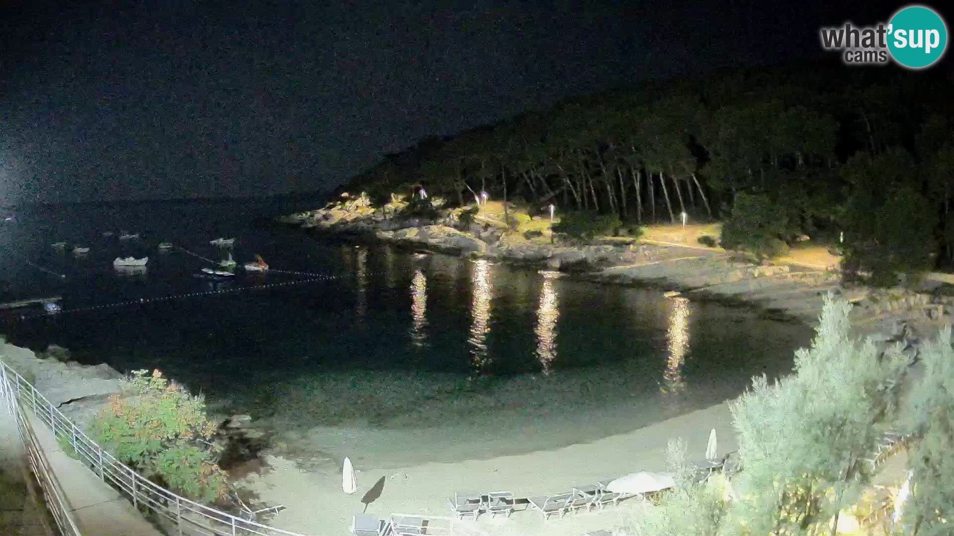 Web kam Mali Lošinj – plaža Sunčana uvala – Veli Žal