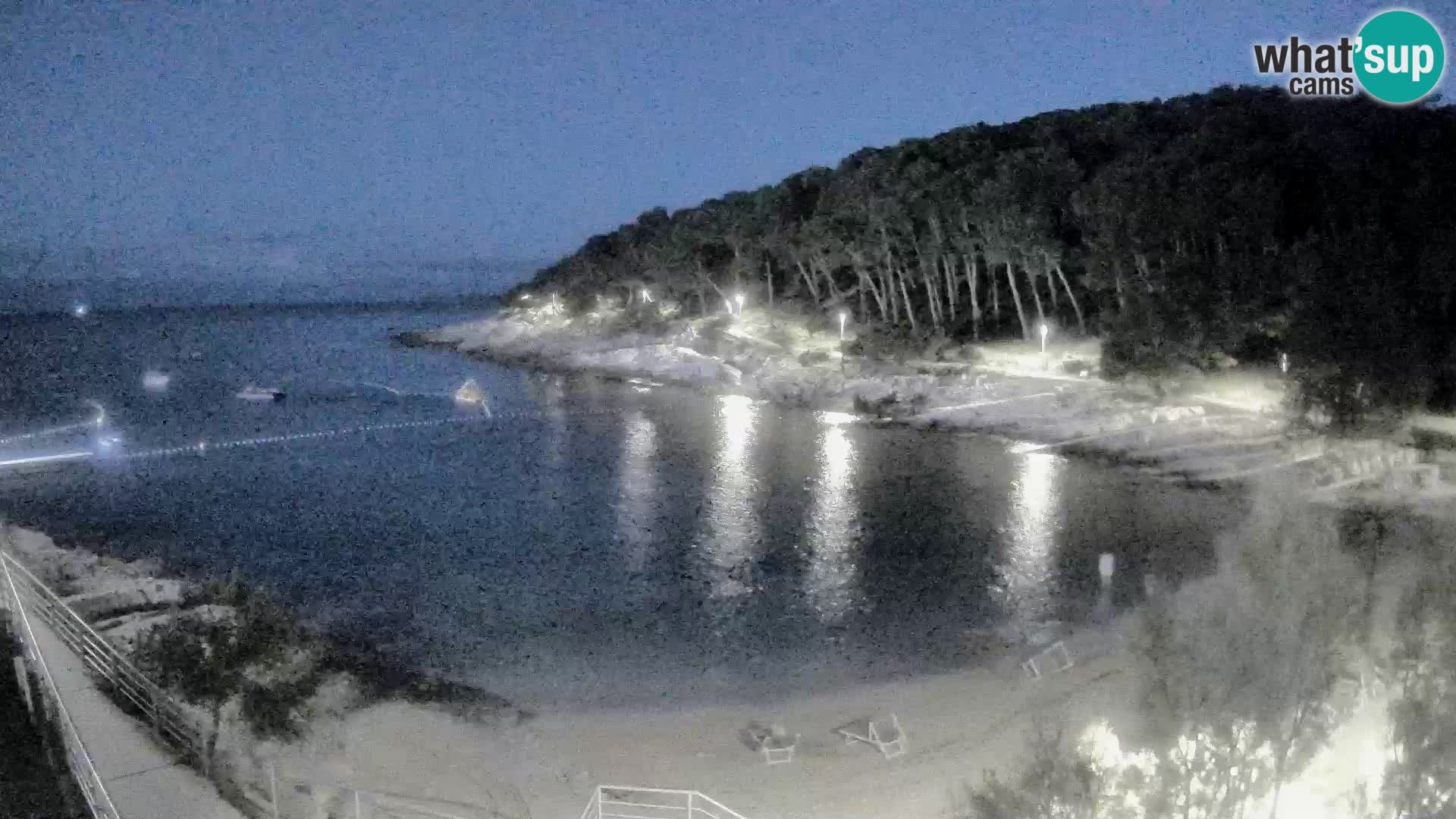 Webcam Mali Lošinj – playa Sunčana uvala – Veli Žal