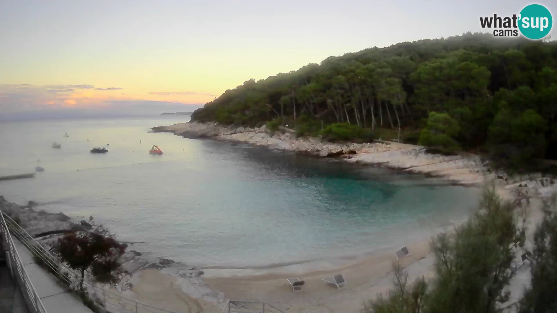 Webcam Mali Lošinj – playa Sunčana uvala – Veli Žal