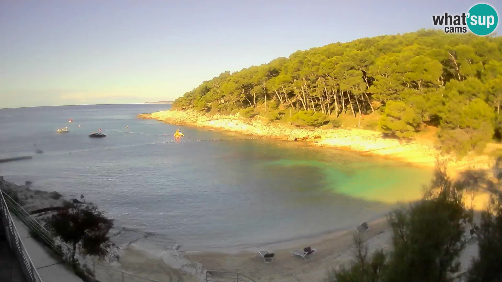 Webcam Mali Lošinj – plage Sunčana uvala – Veli Žal