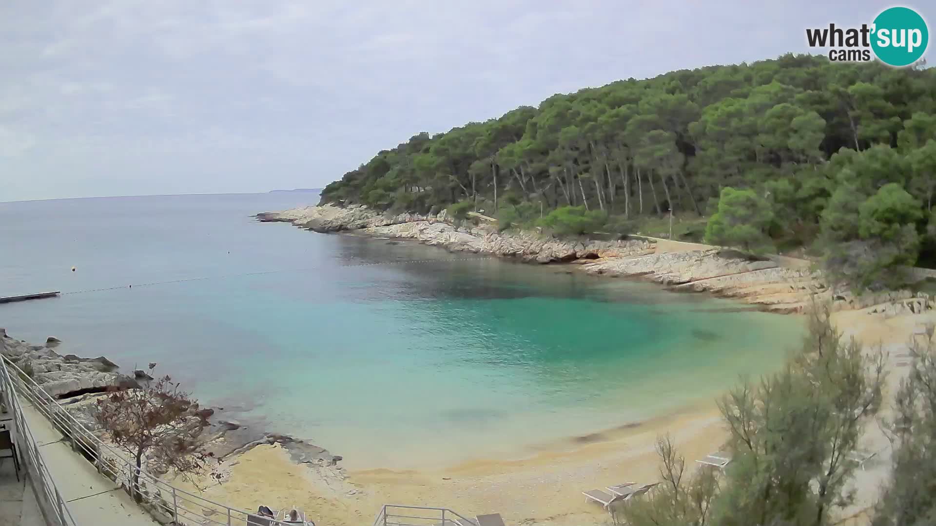 Webcam Mali Lošinj – Sunčana uvala beach – Veli Žal