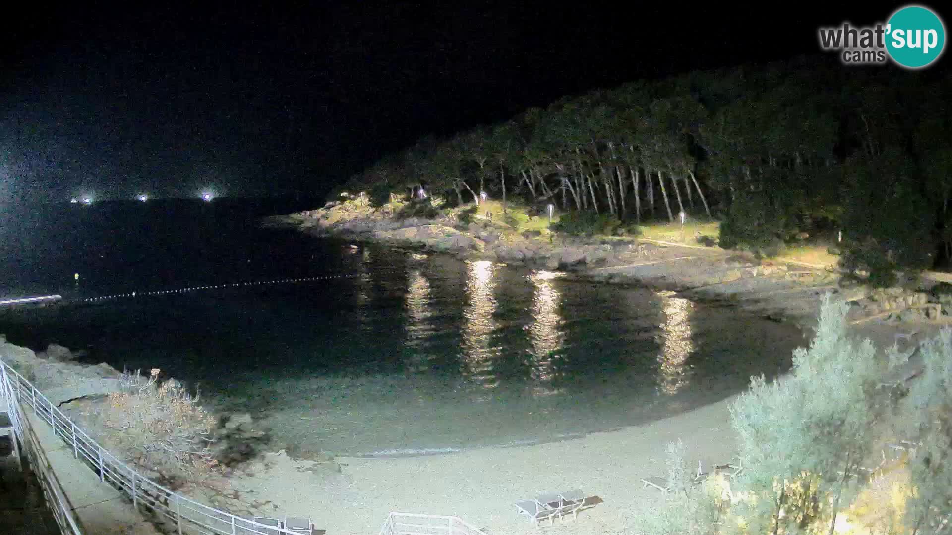 Webcam Mali Lošinj – spiaggia Sunčana uvala – Veli Žal