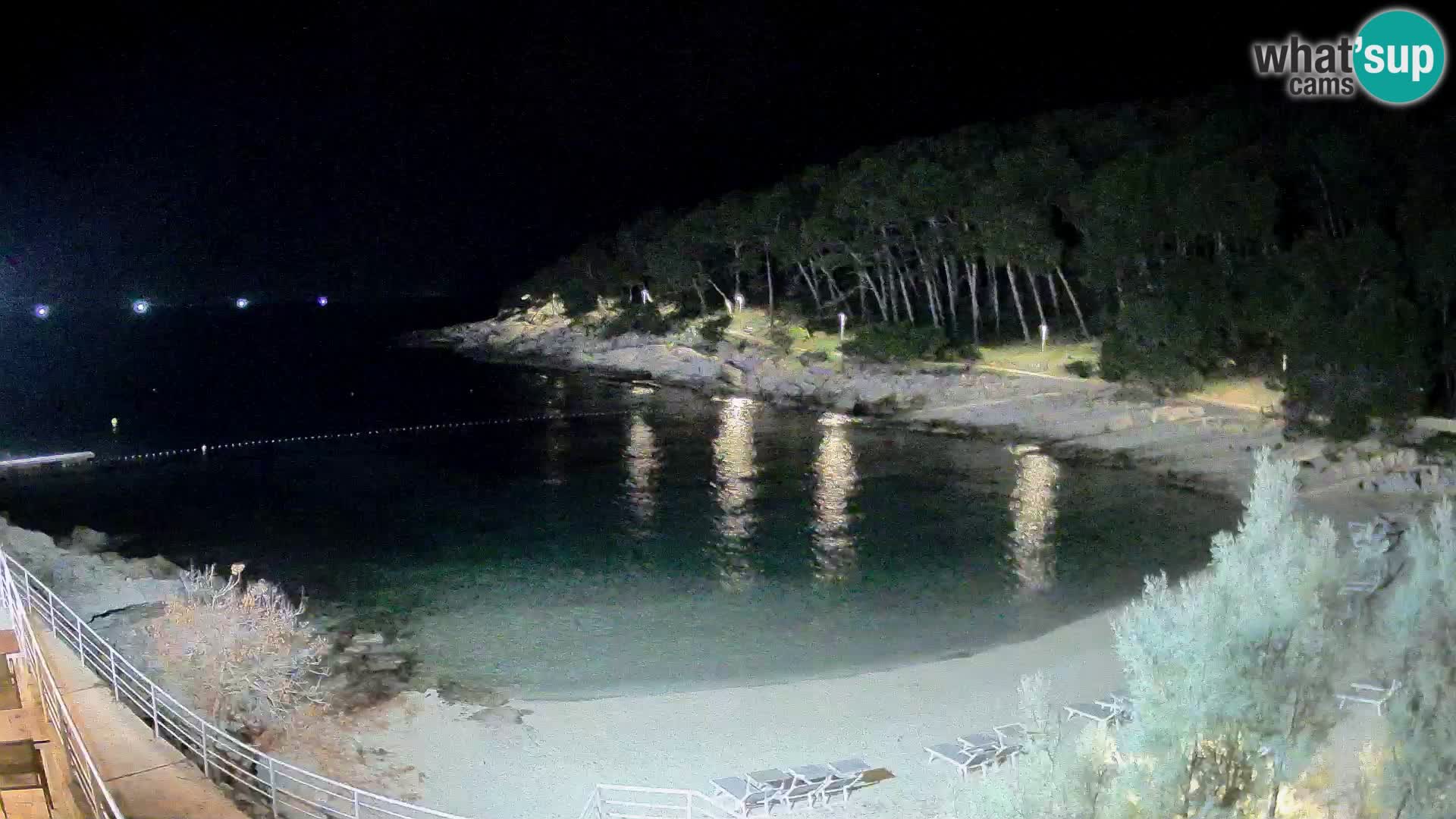 Webcam Mali Lošinj – spiaggia Sunčana uvala – Veli Žal