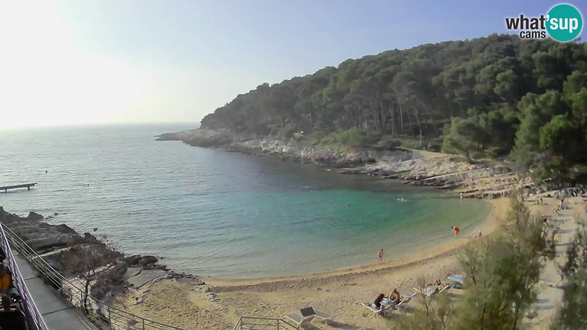 Webcam Mali Lošinj – Sunčana uvala Strand – Veli Žal