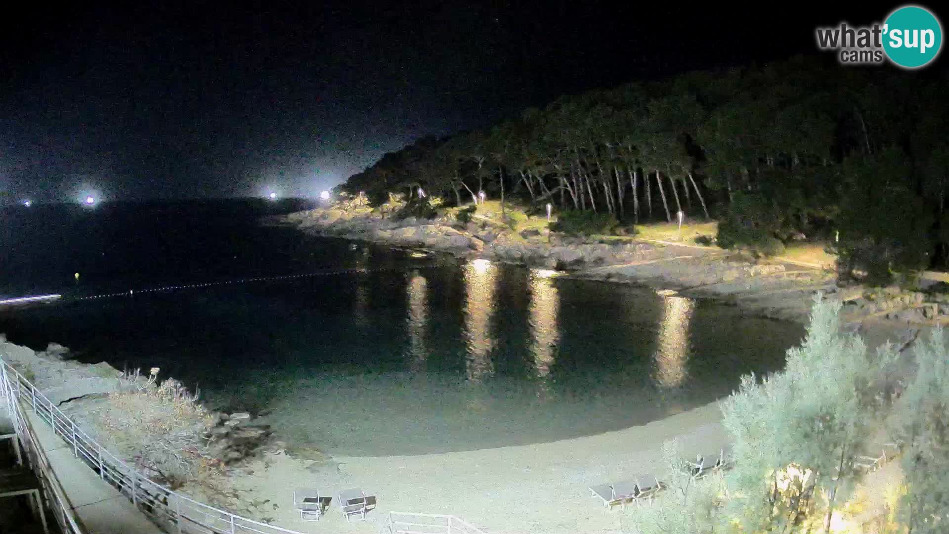 Webcam Mali Lošinj – plage Sunčana uvala – Veli Žal