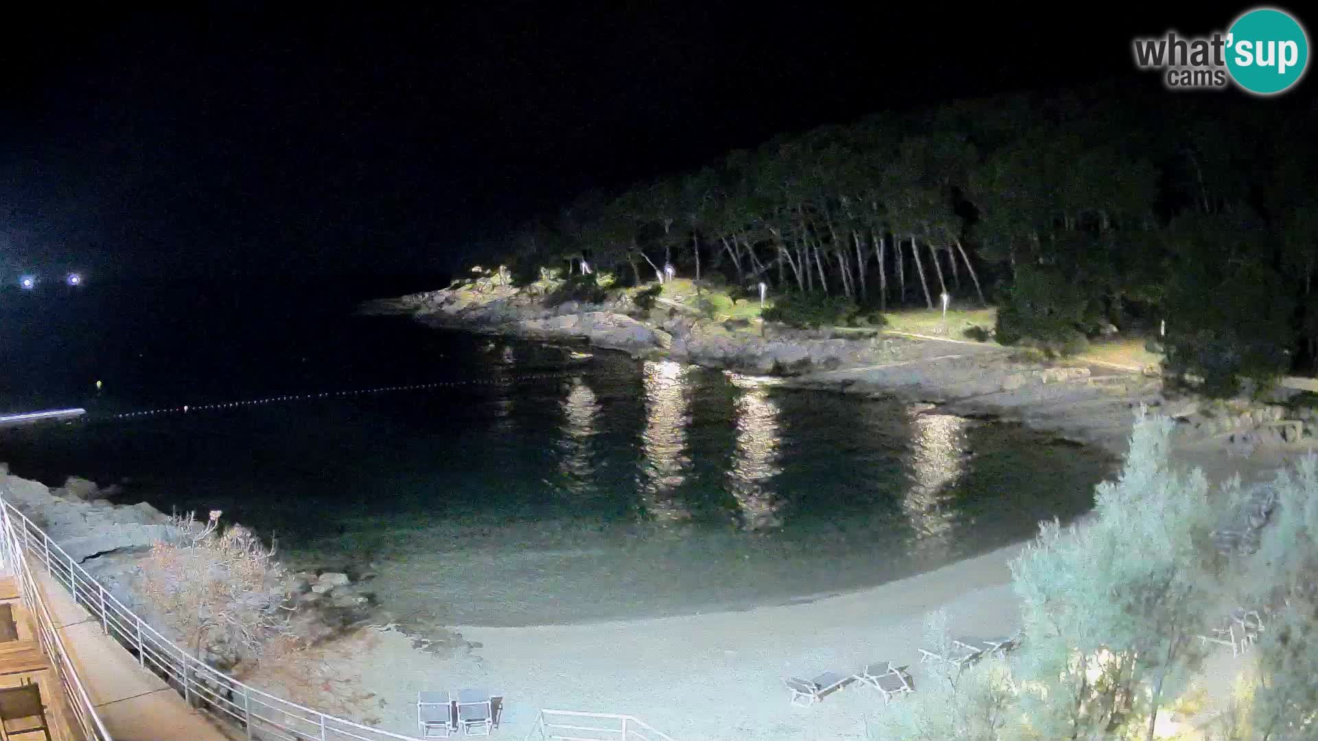 Webcam Mali Lošinj – plage Sunčana uvala – Veli Žal