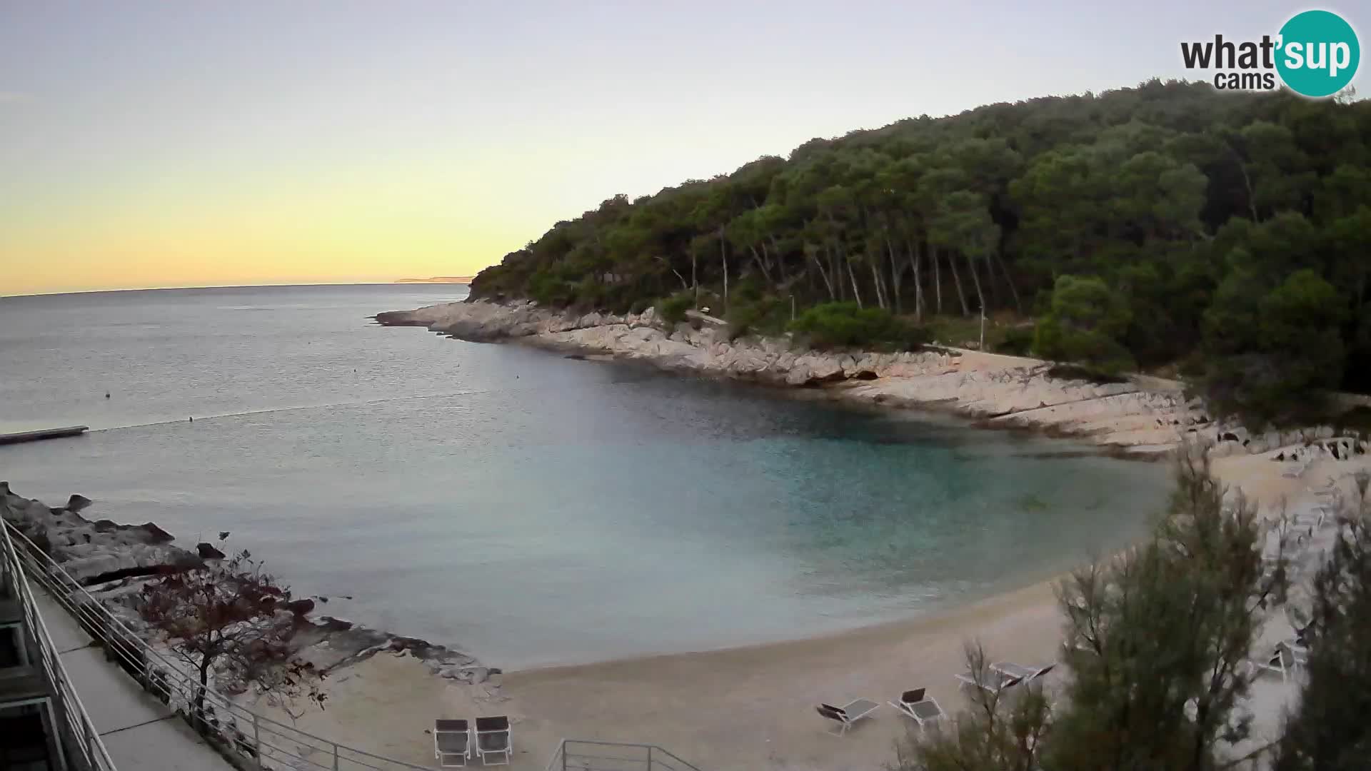 Webcam Mali Lošinj – Sunčana uvala Strand – Veli Žal