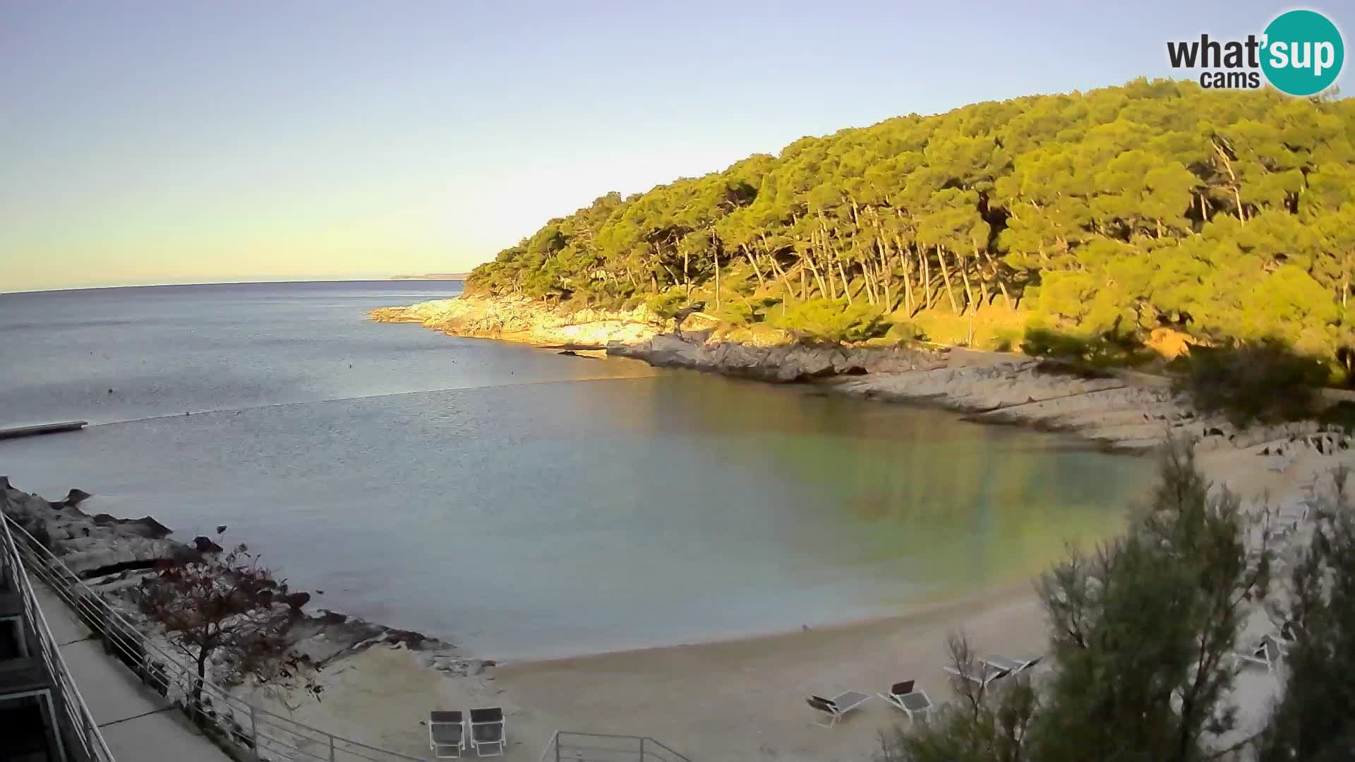 Webcam Mali Lošinj – Sunčana uvala Strand – Veli Žal