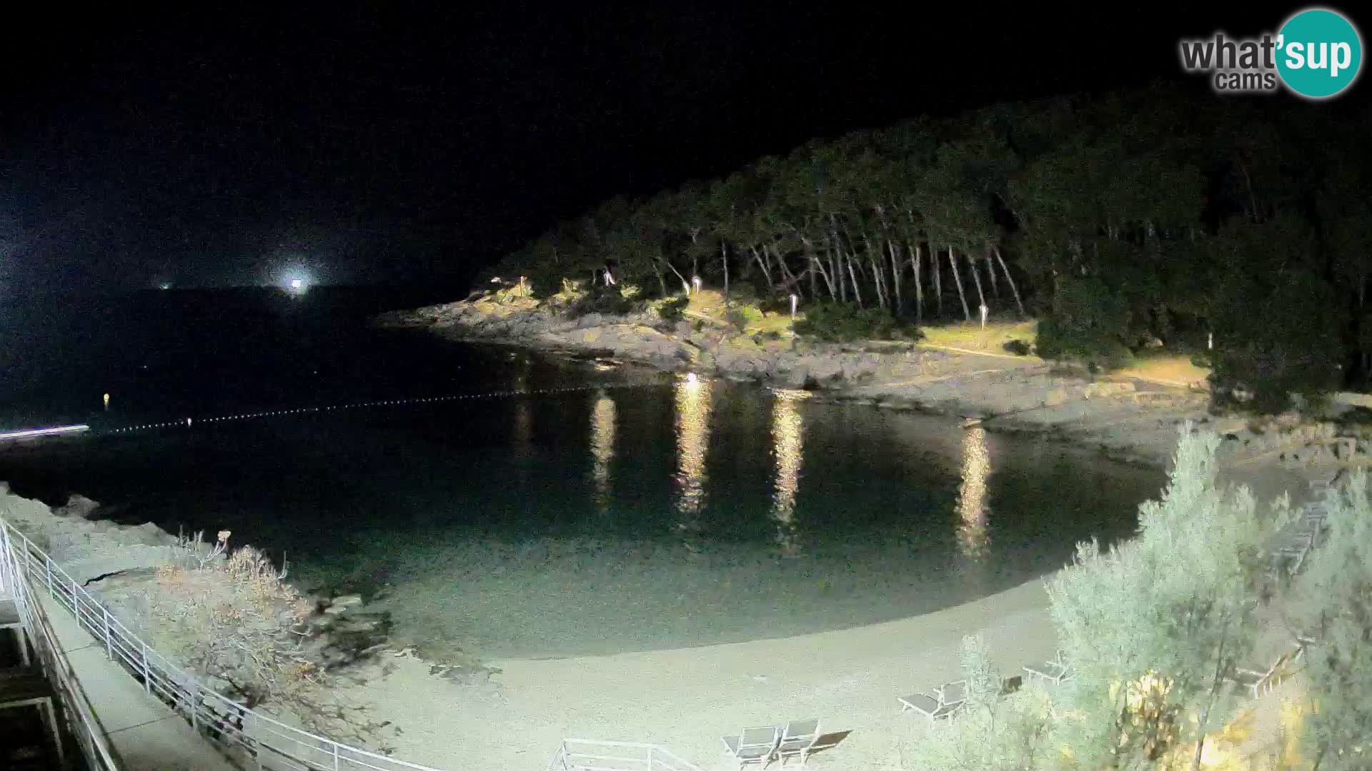 Webcam Mali Lošinj – plage Sunčana uvala – Veli Žal