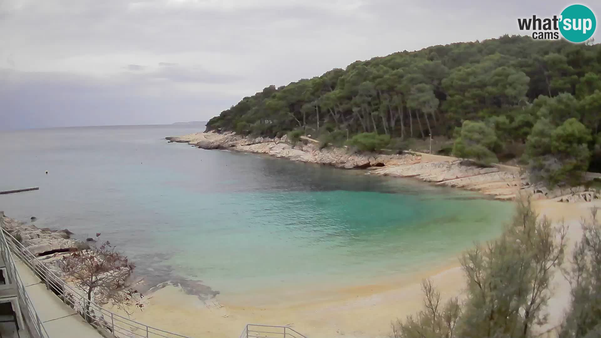 Webcam Mali Lošinj – spiaggia Sunčana uvala – Veli Žal